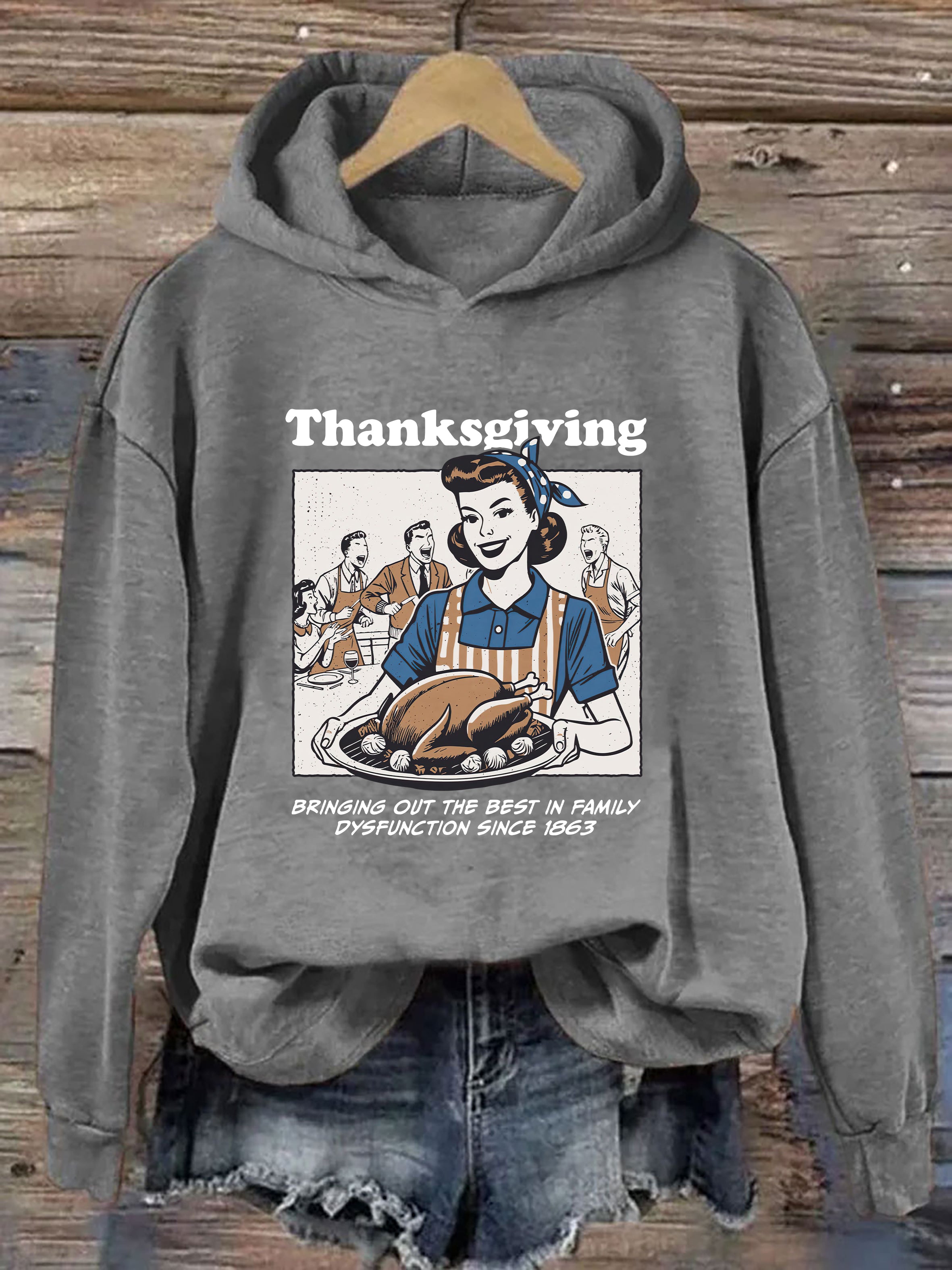 Vintage Thanksgiving Hoodie
