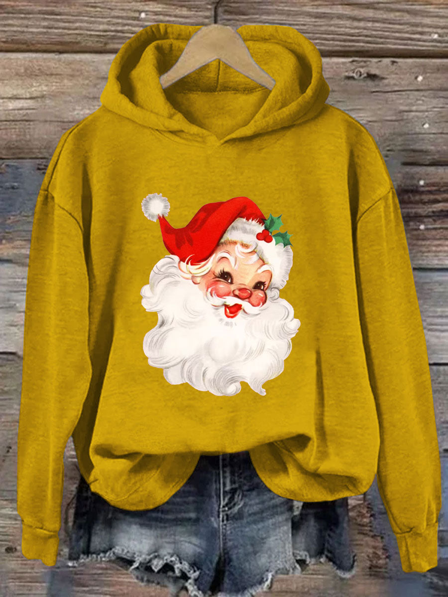 Retro Christmas Santa Hoodie