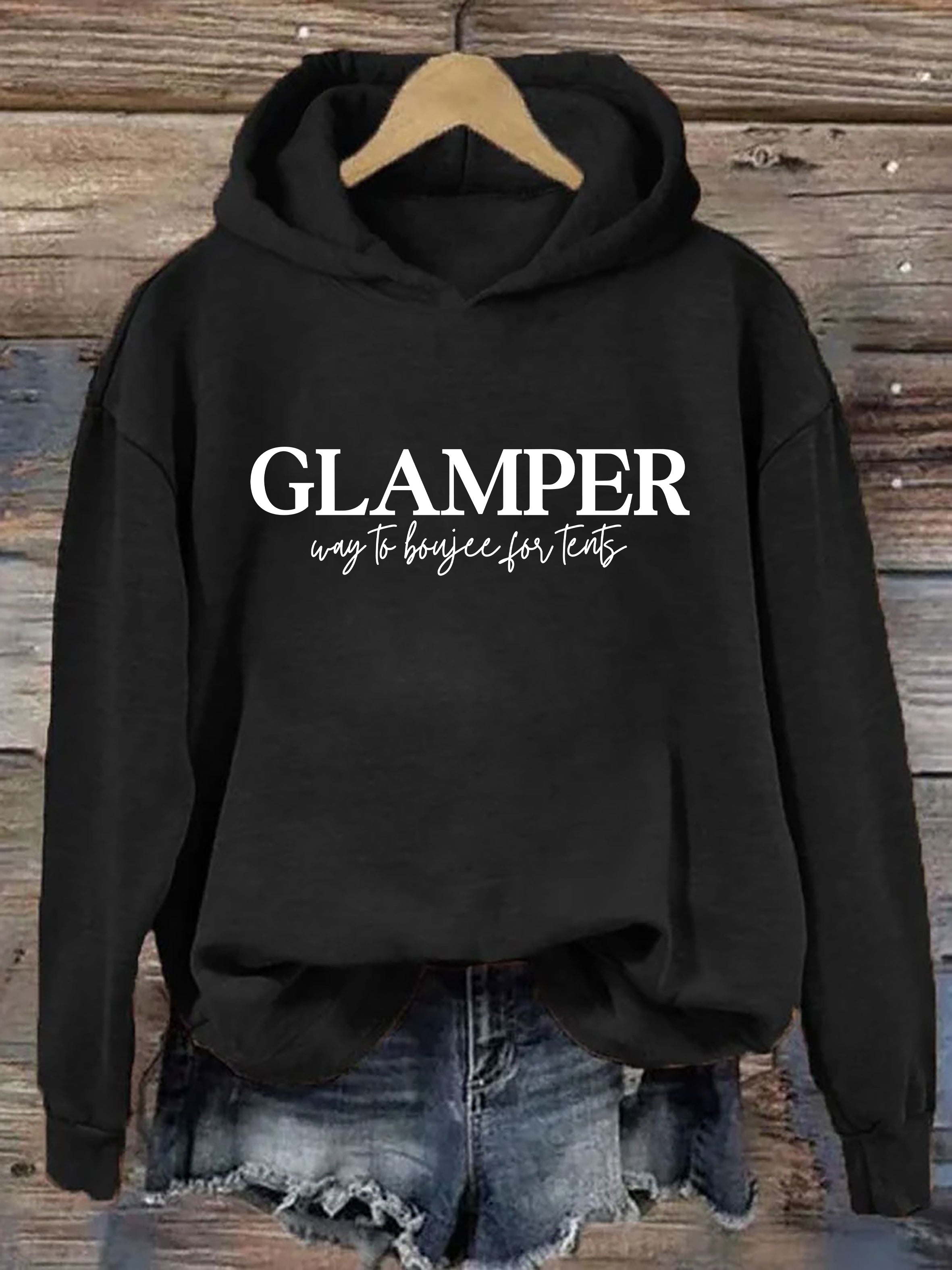 Glamper Way To Boujee For Tents Hoodie