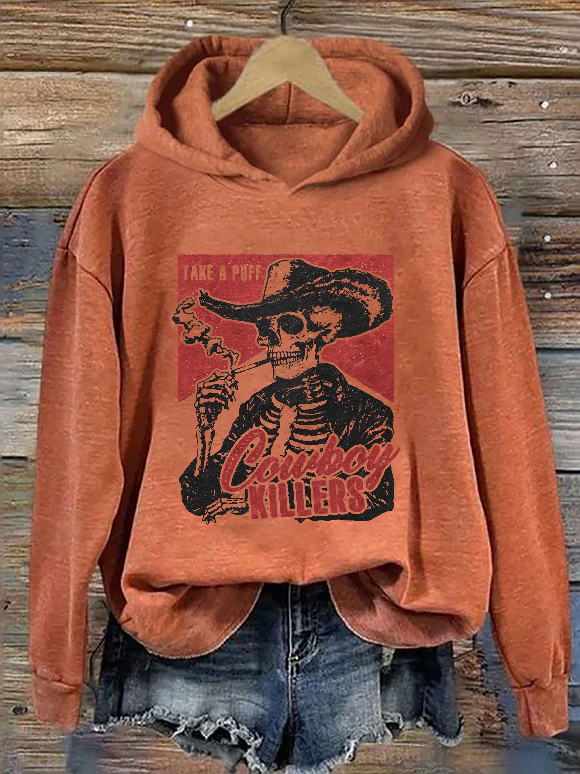 Smoking Skeleton Hoodie