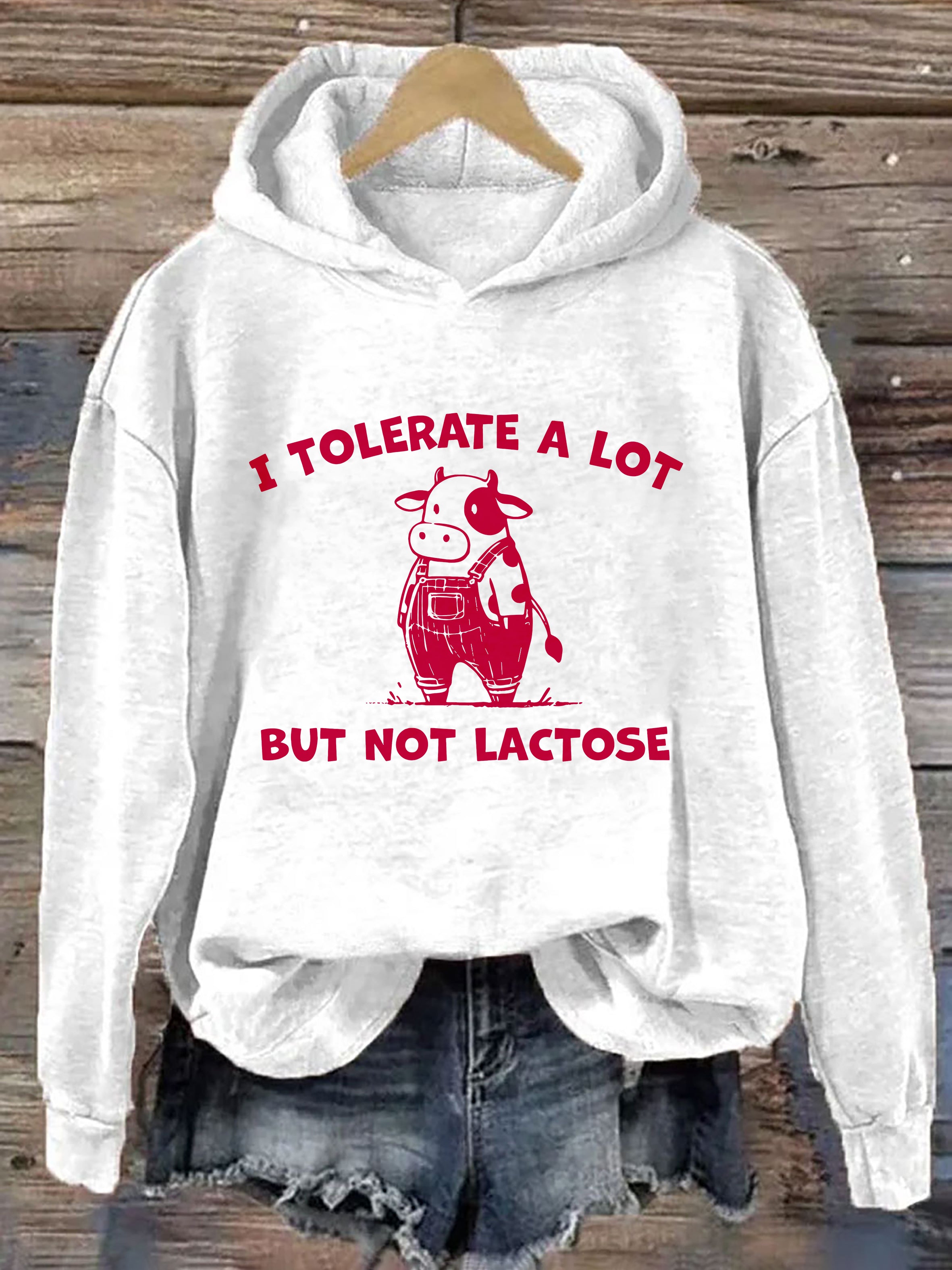 Lactose Intolerance Cow Hoodie