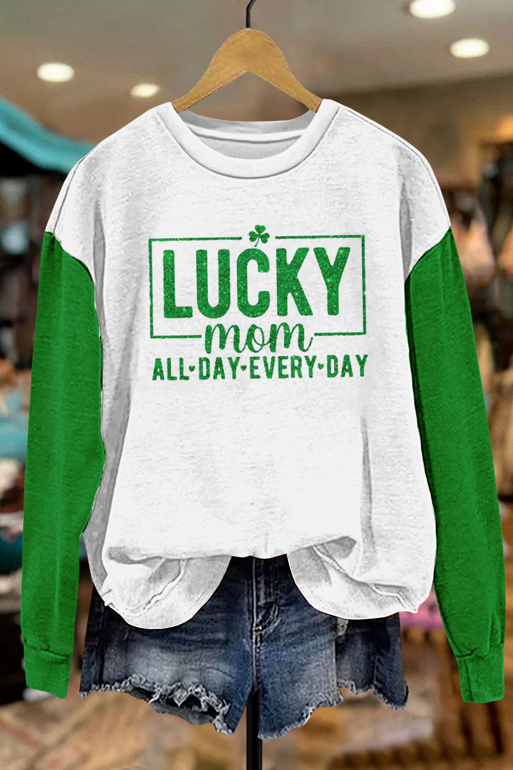 Lucky Mom All Day Every Day Sweatshirt