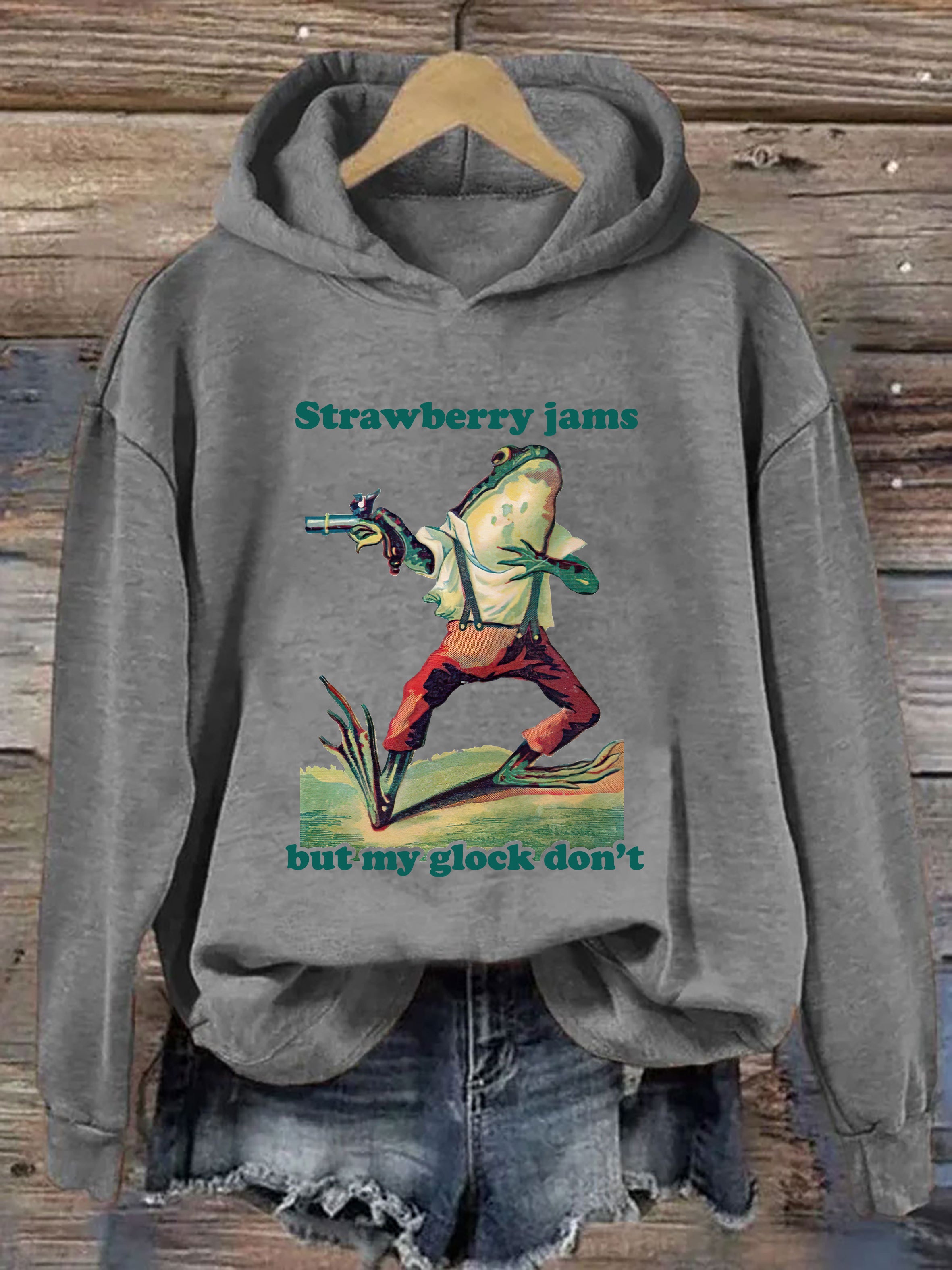 Strawberry Jams But My Glock Don't Hoodie