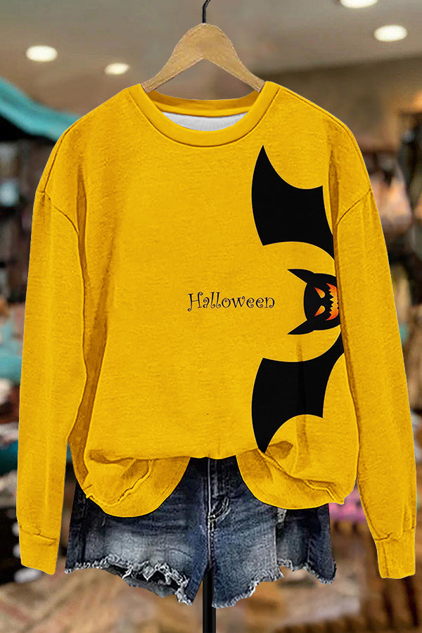 Halloween Funny Bat Sweatshirt