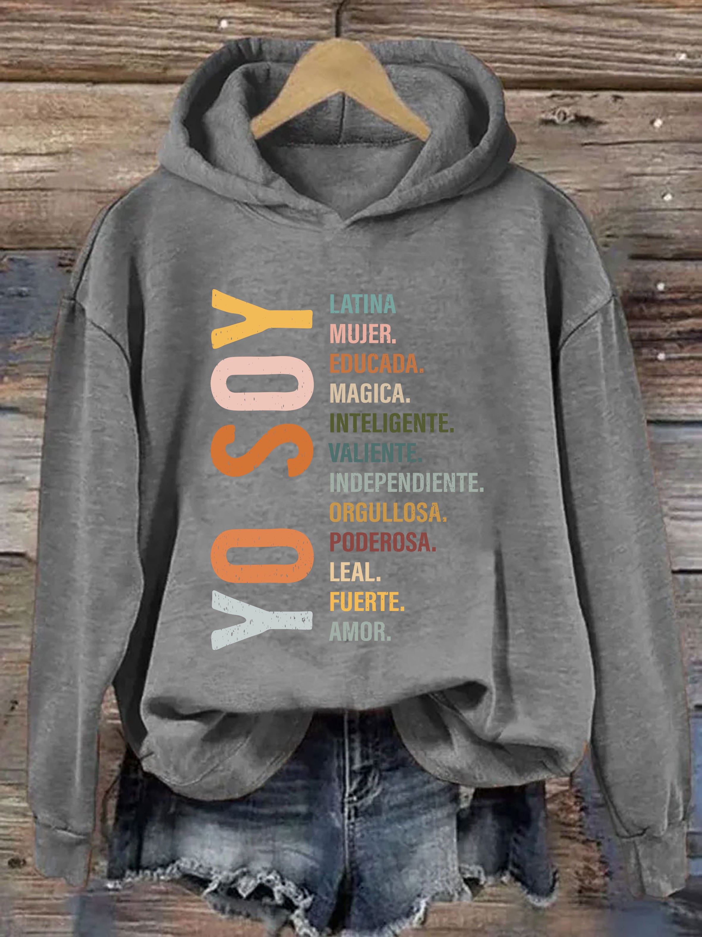 Yo Soy Latina Mujer Hoodie