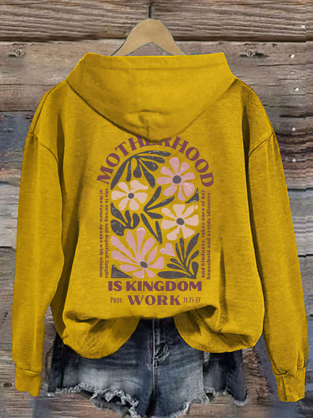Motherhood Is Kingdom Work Hoodie