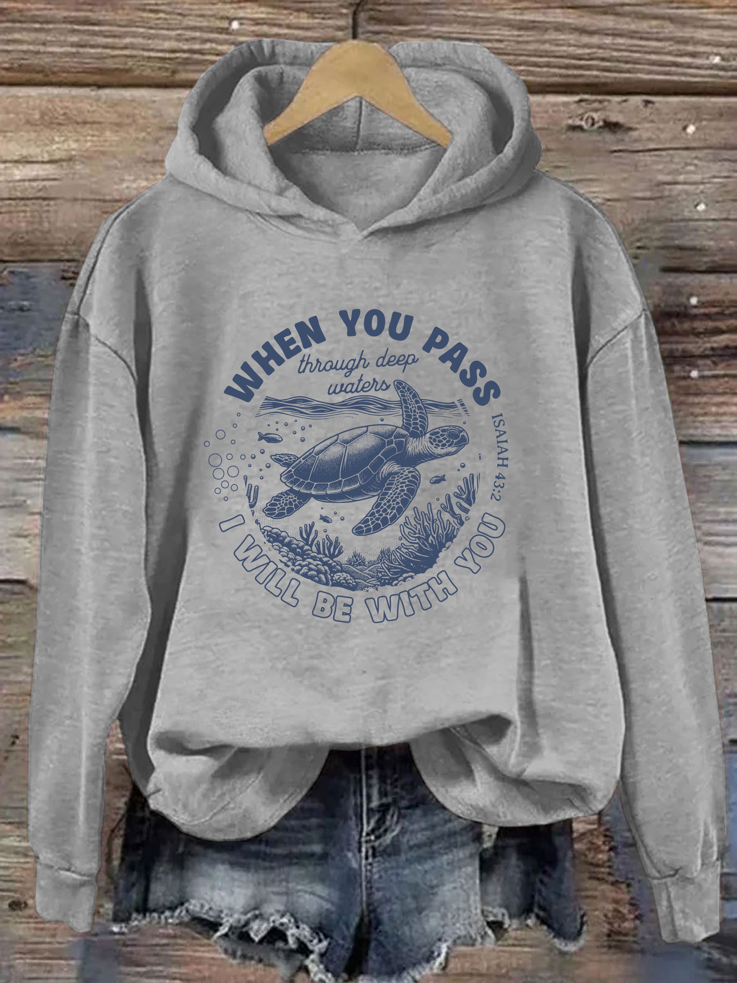 When You Go Through Waters Hoodie