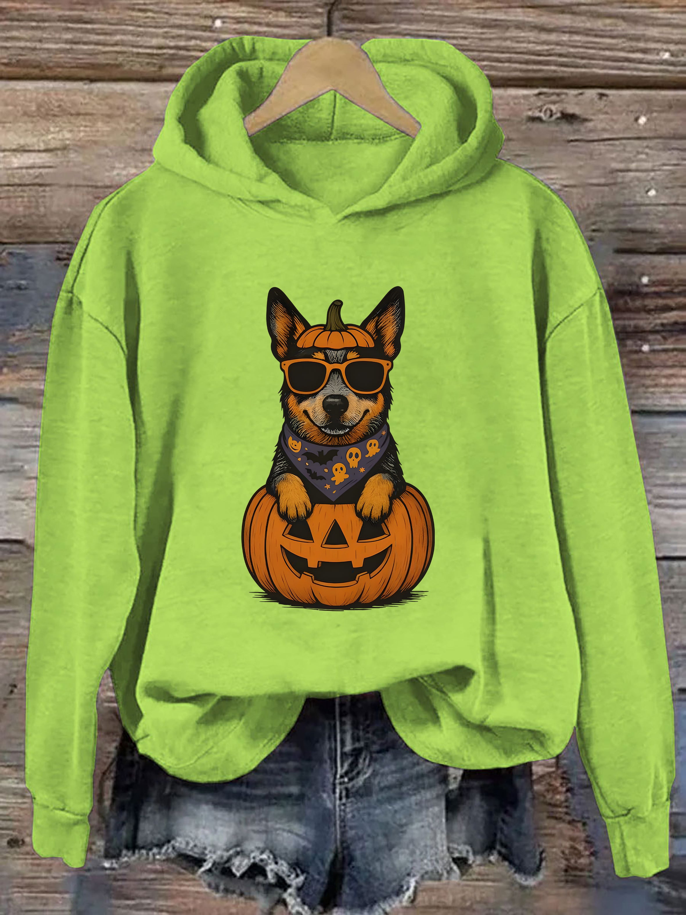 Blue Heeler Halloween Hoodie