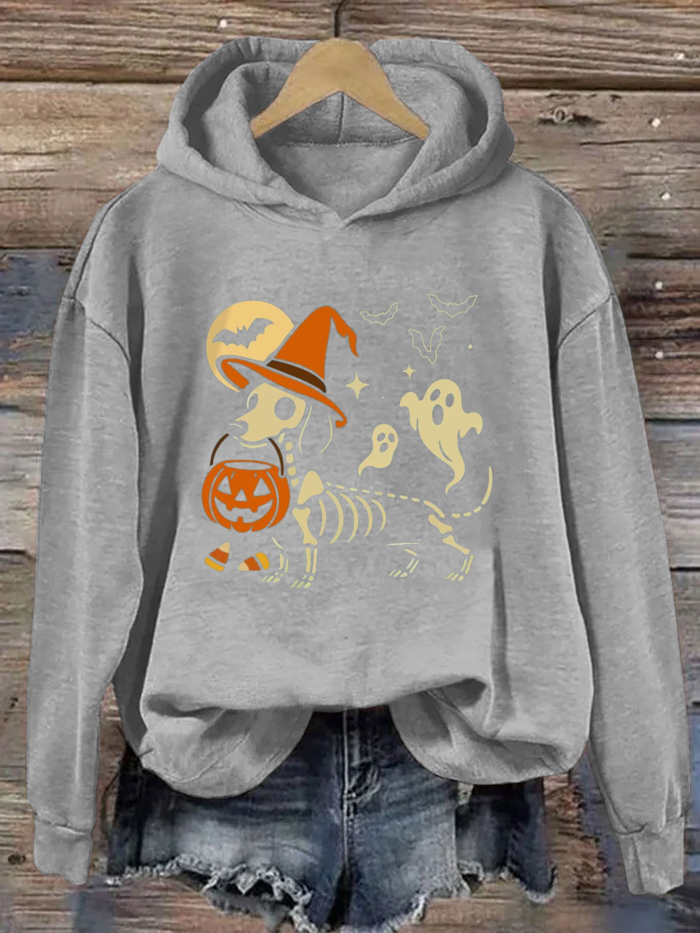 Dachshund Skeleton Hoodie