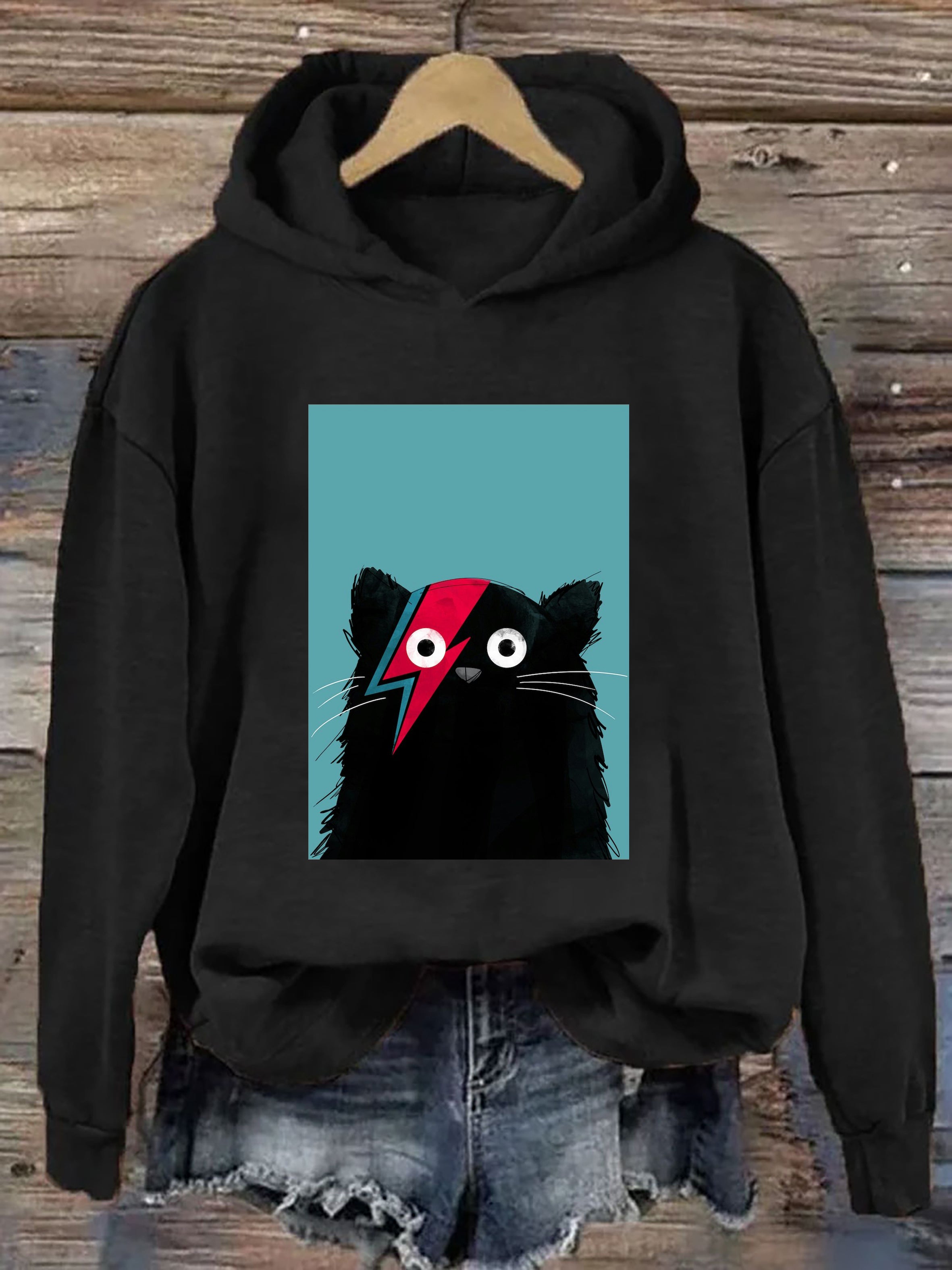 Cat Bowie Art Hoodie
