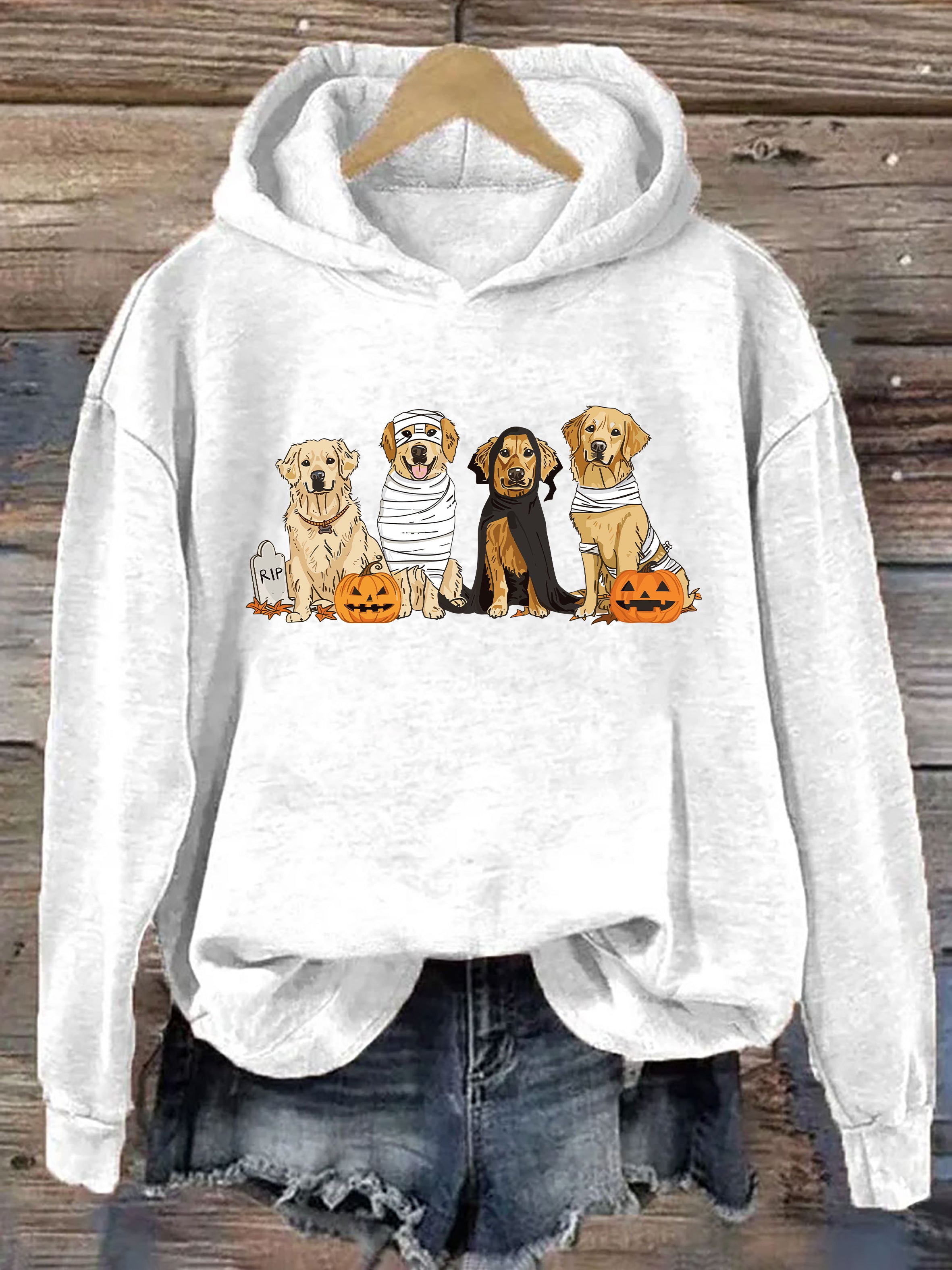 Golden Retriever Ghost Dogs Hoodie