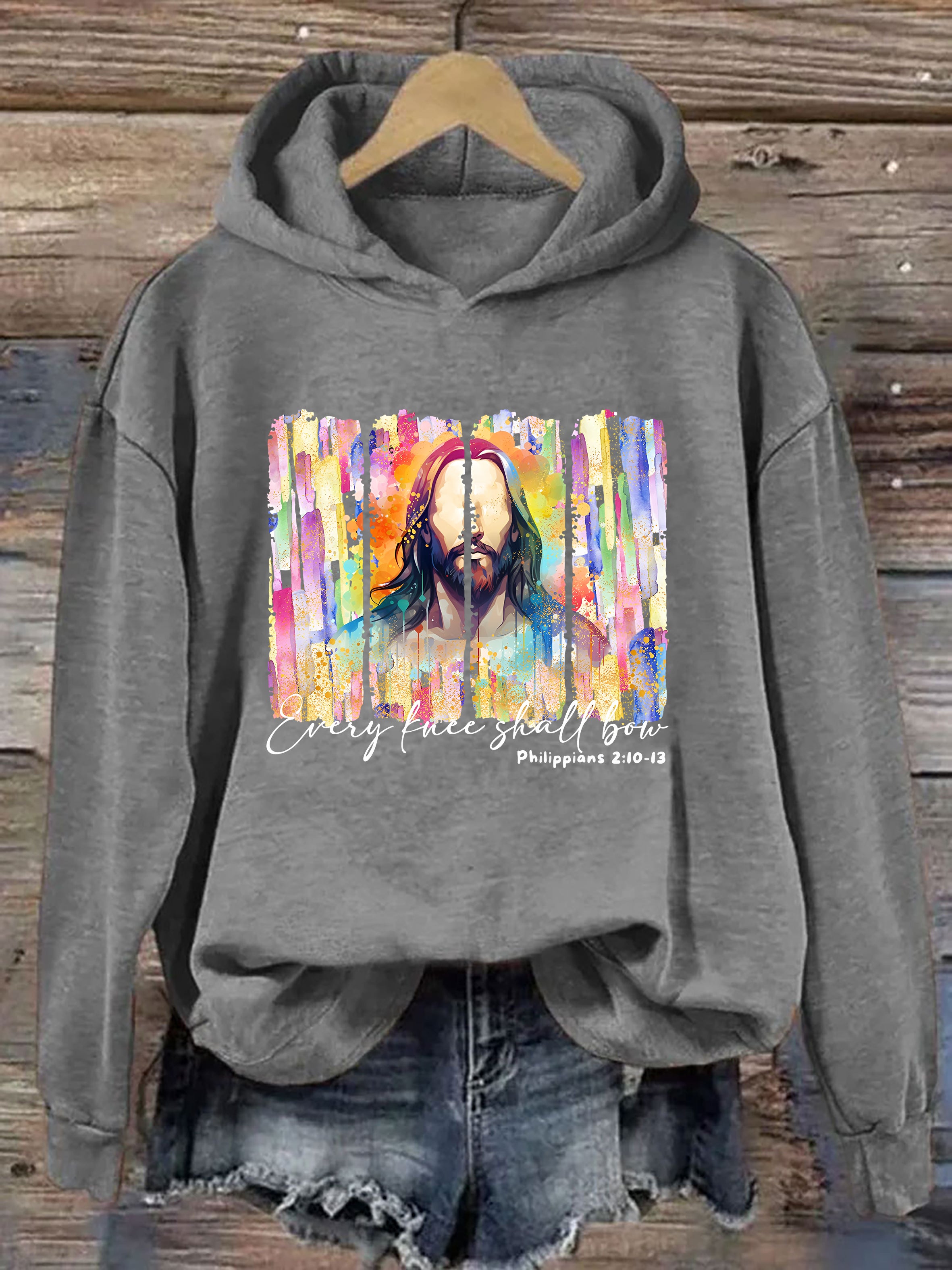 Watercolor Jesus Hoodie