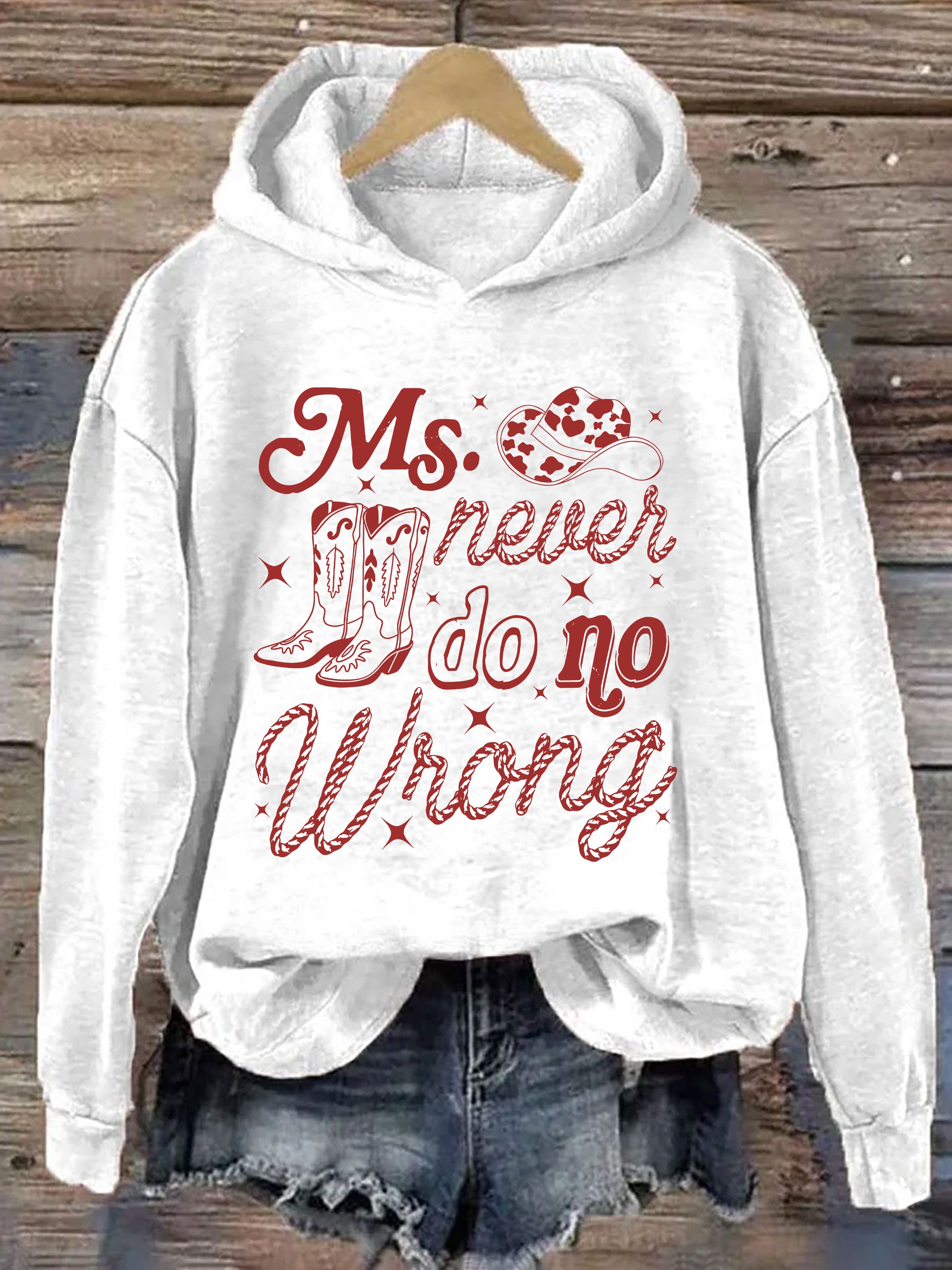 Western Cow Girl Hoodie