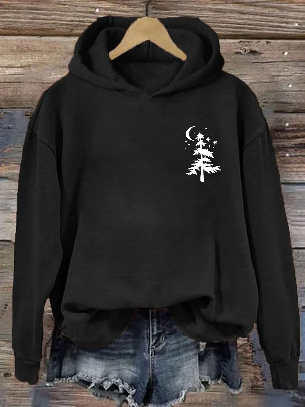 No City Lights Just Camp Fire Nights Hoodie