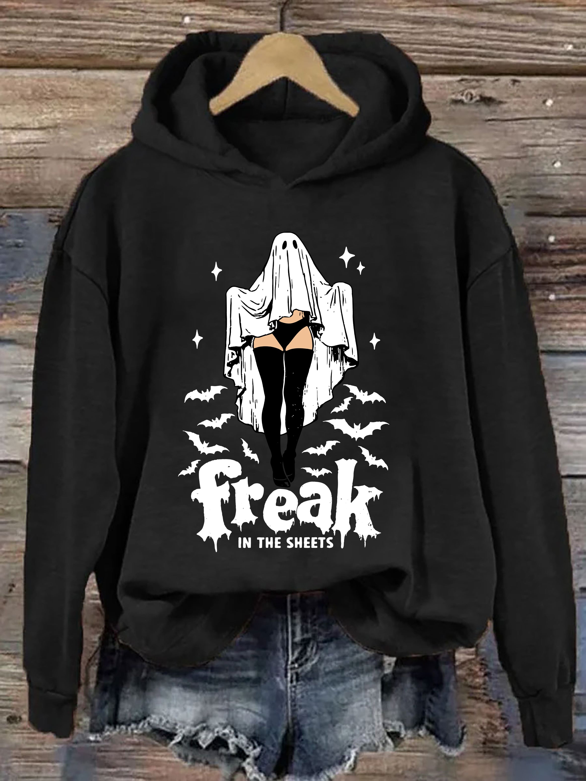 Funny Halloween Sheet Ghost Freak Hoodie