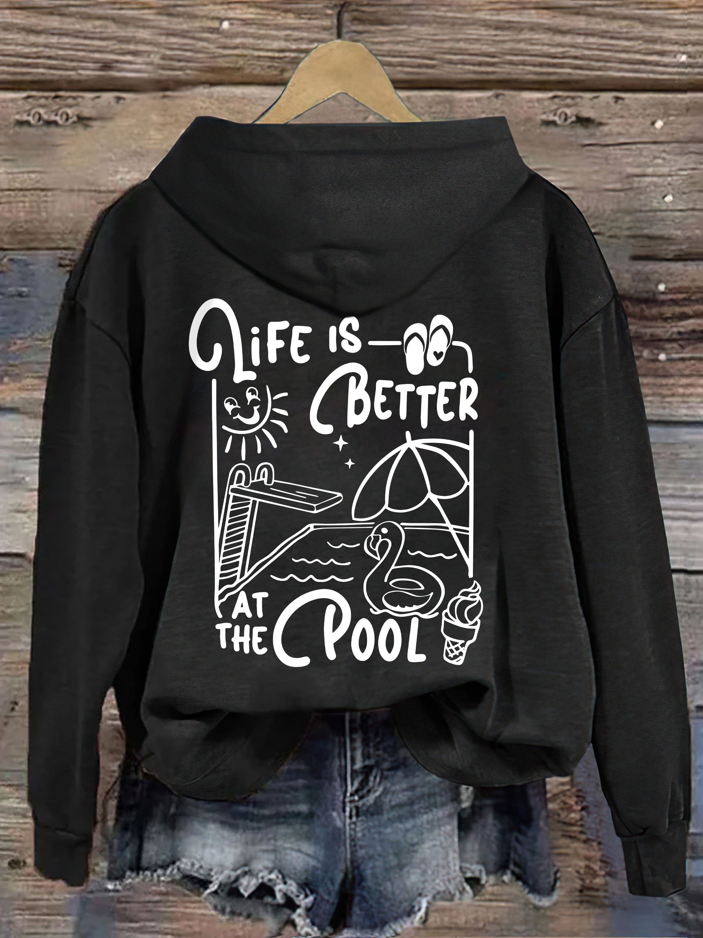Life Is Better At The Pool Hoodie