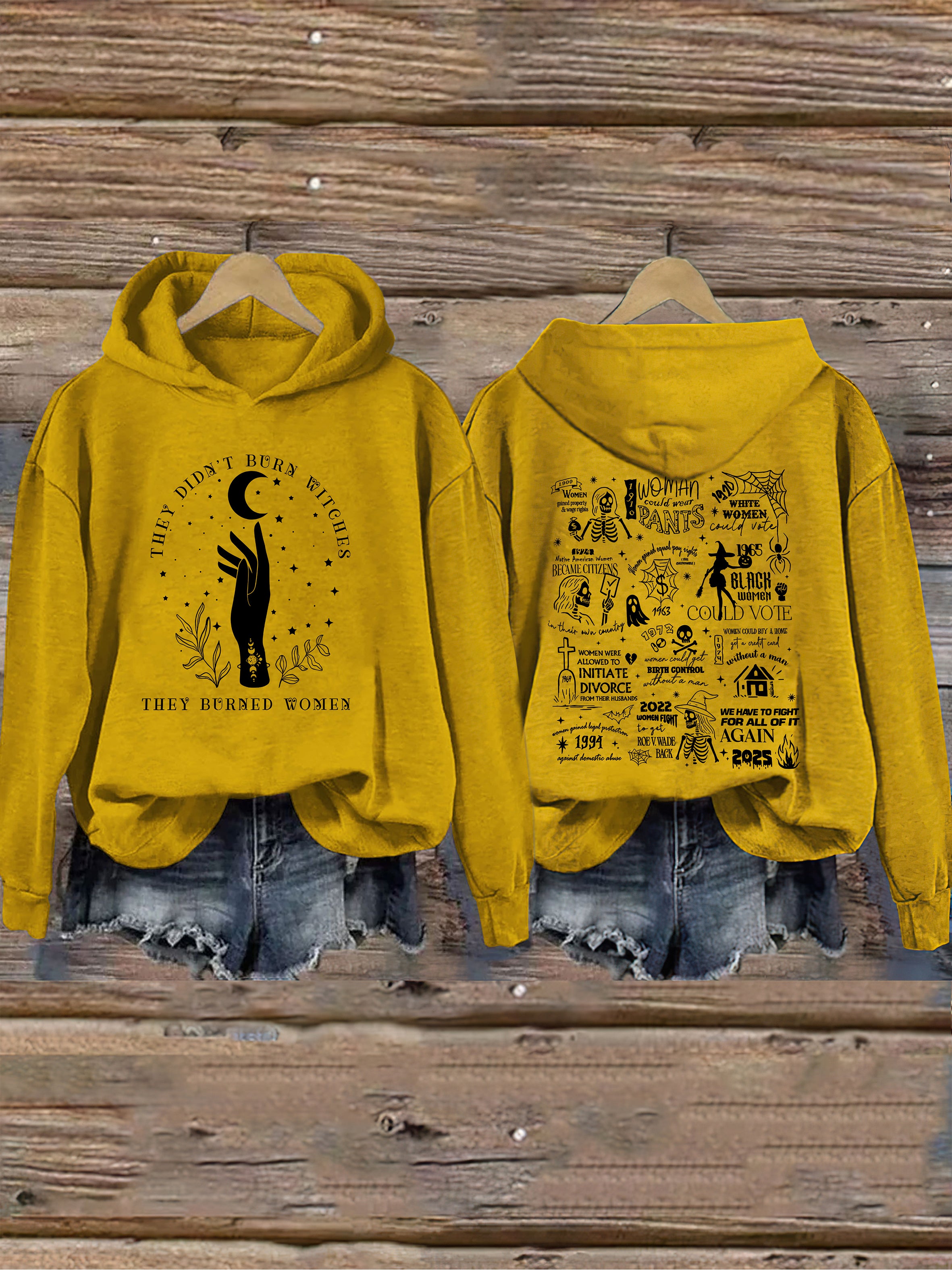 They Didn't Burn Witches They Burned Women Hoodie