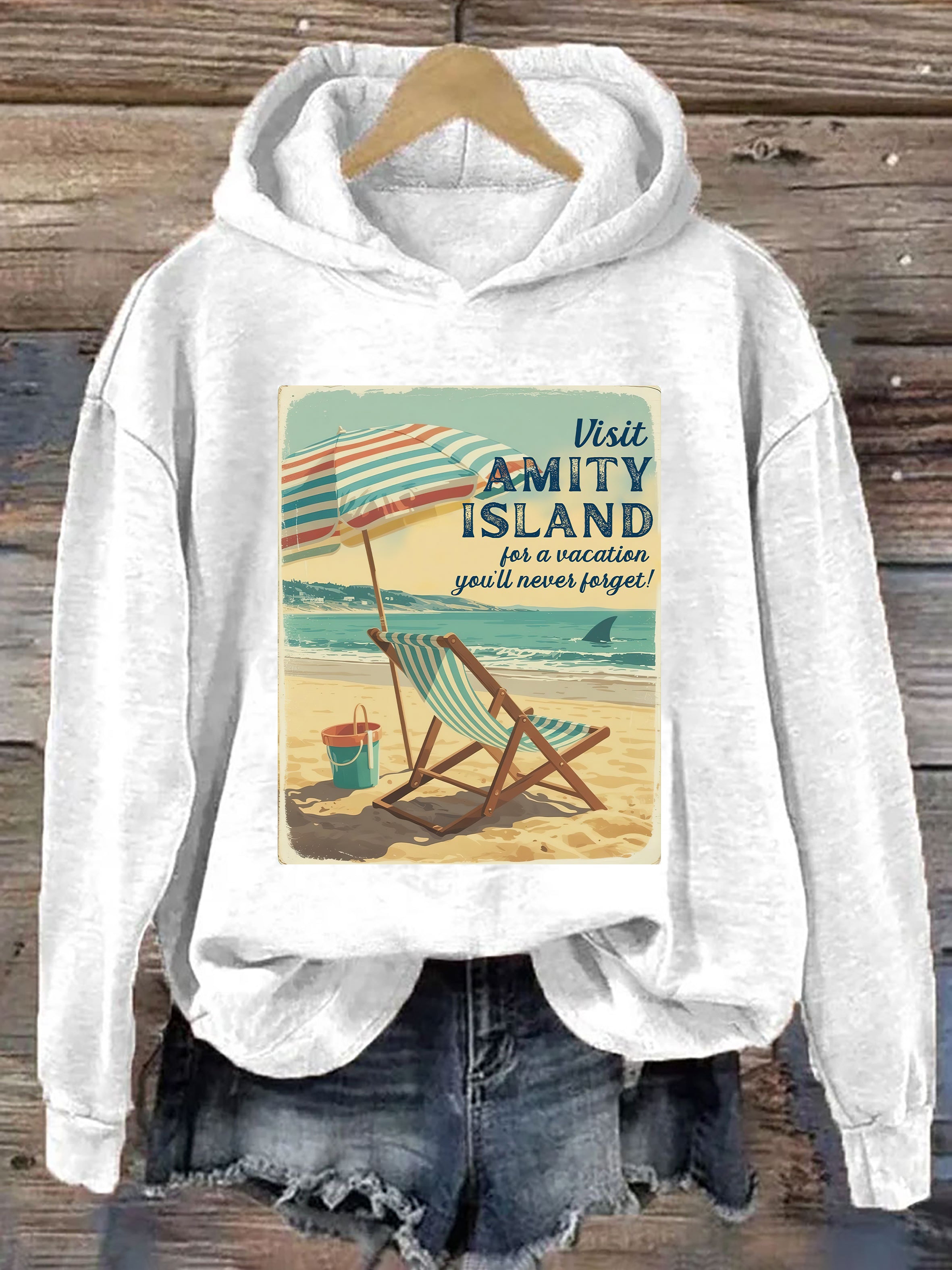 Jaws Amity Island Hoodie