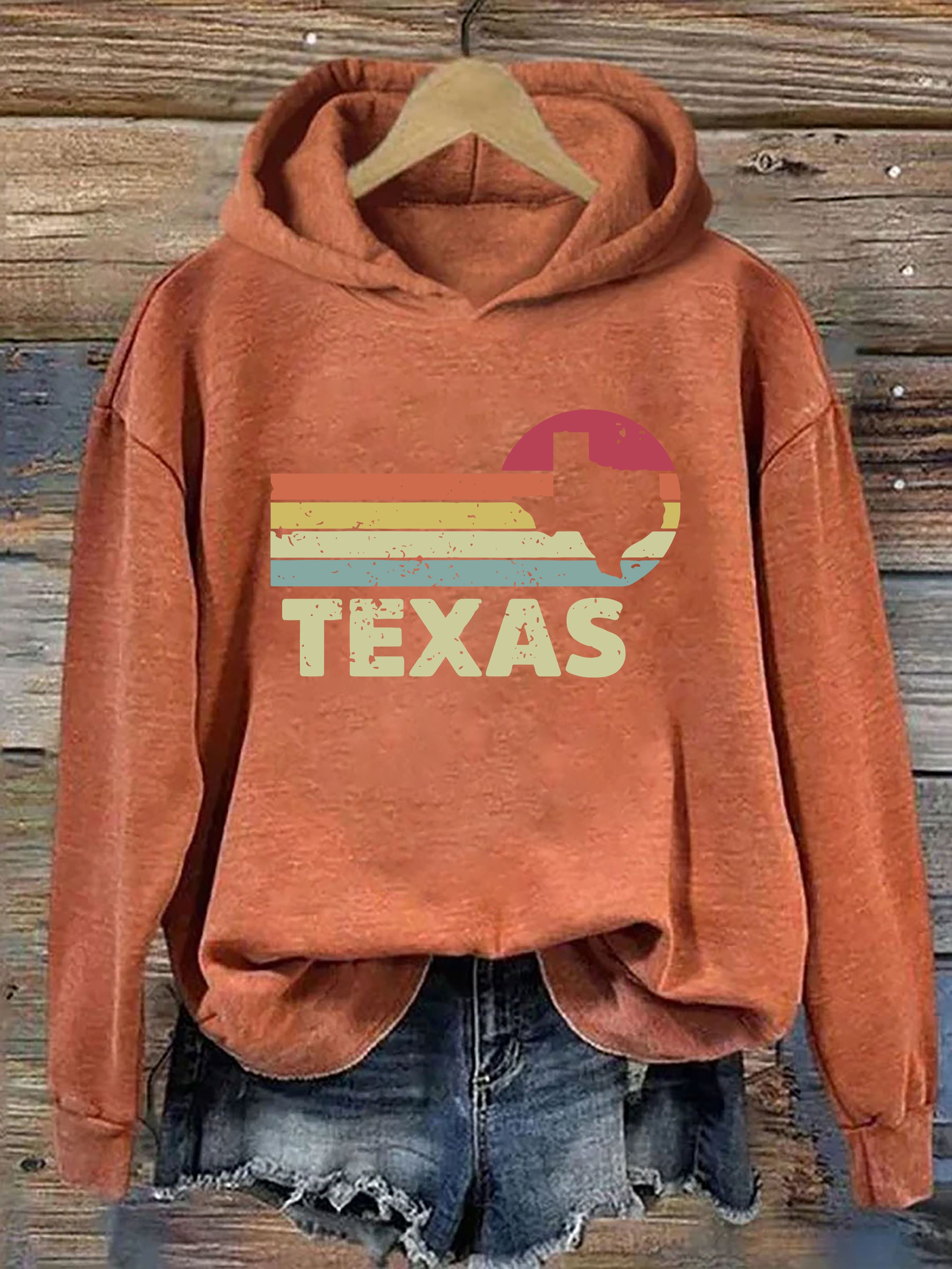 Texas Map Hoodie