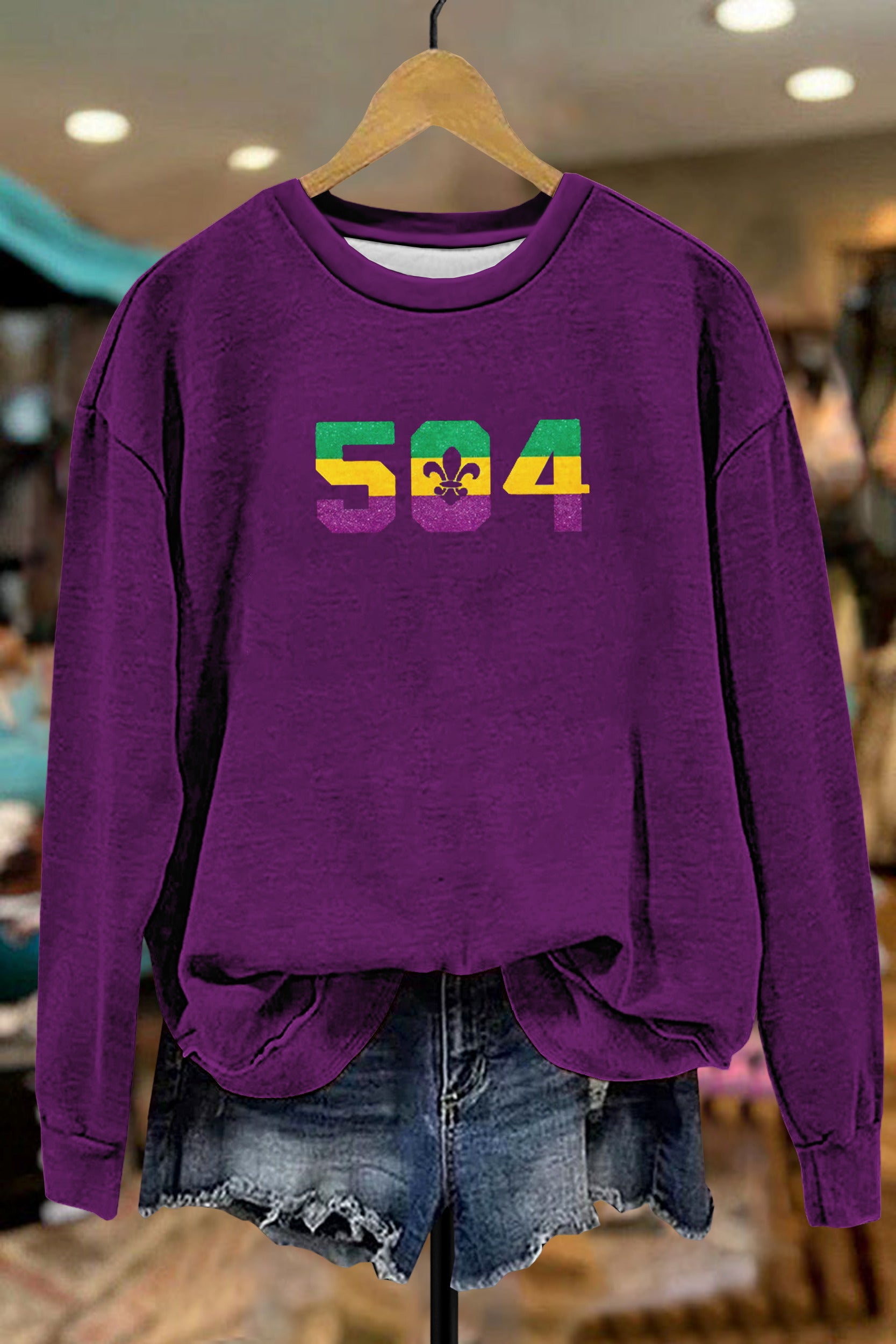 Unique Carnival 504 Print Sweatshirt