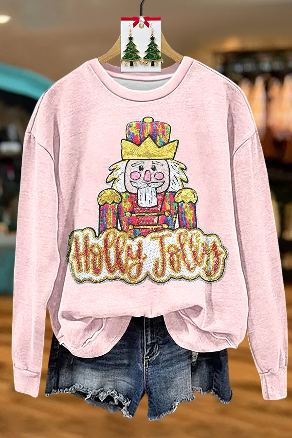 Sparkling Nutcracker Holly Jolly Sweatshirt