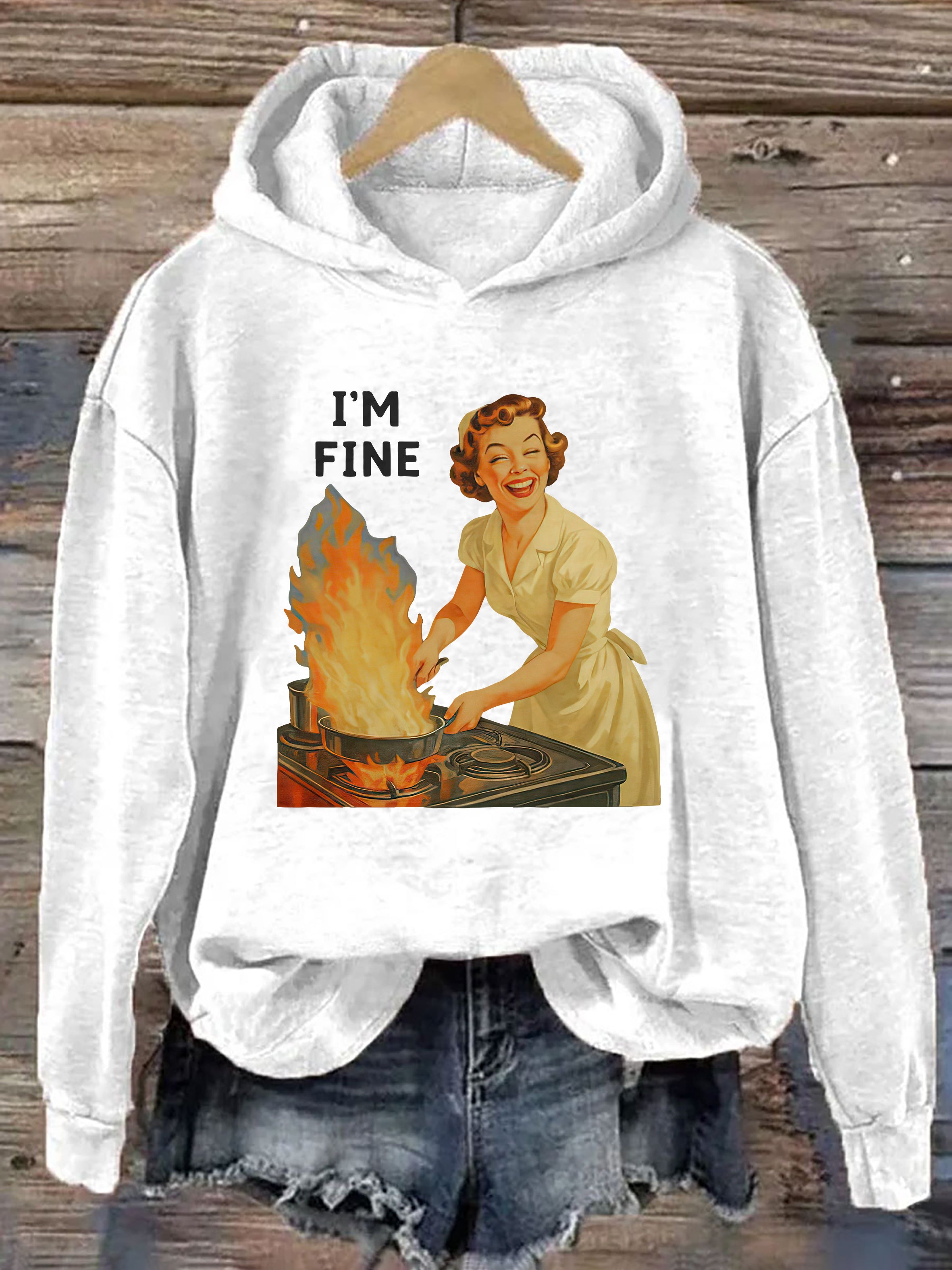I Am Fine Hoodie