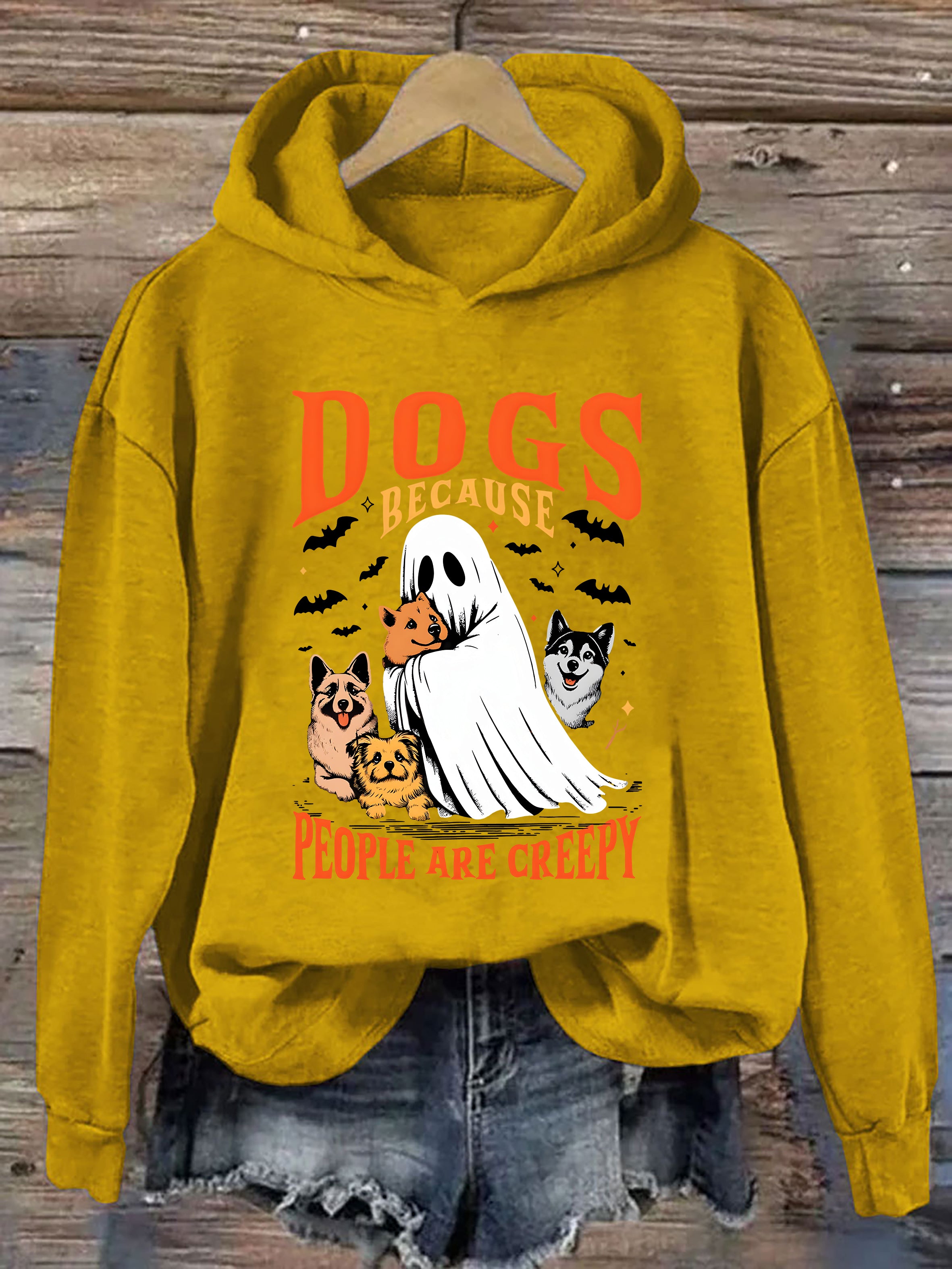 Dogs Because People Are Creepy Hoodie