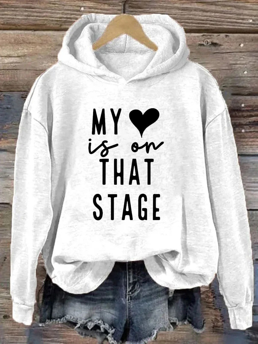 My Heart Is On That Stage Dance Mom Hoodie