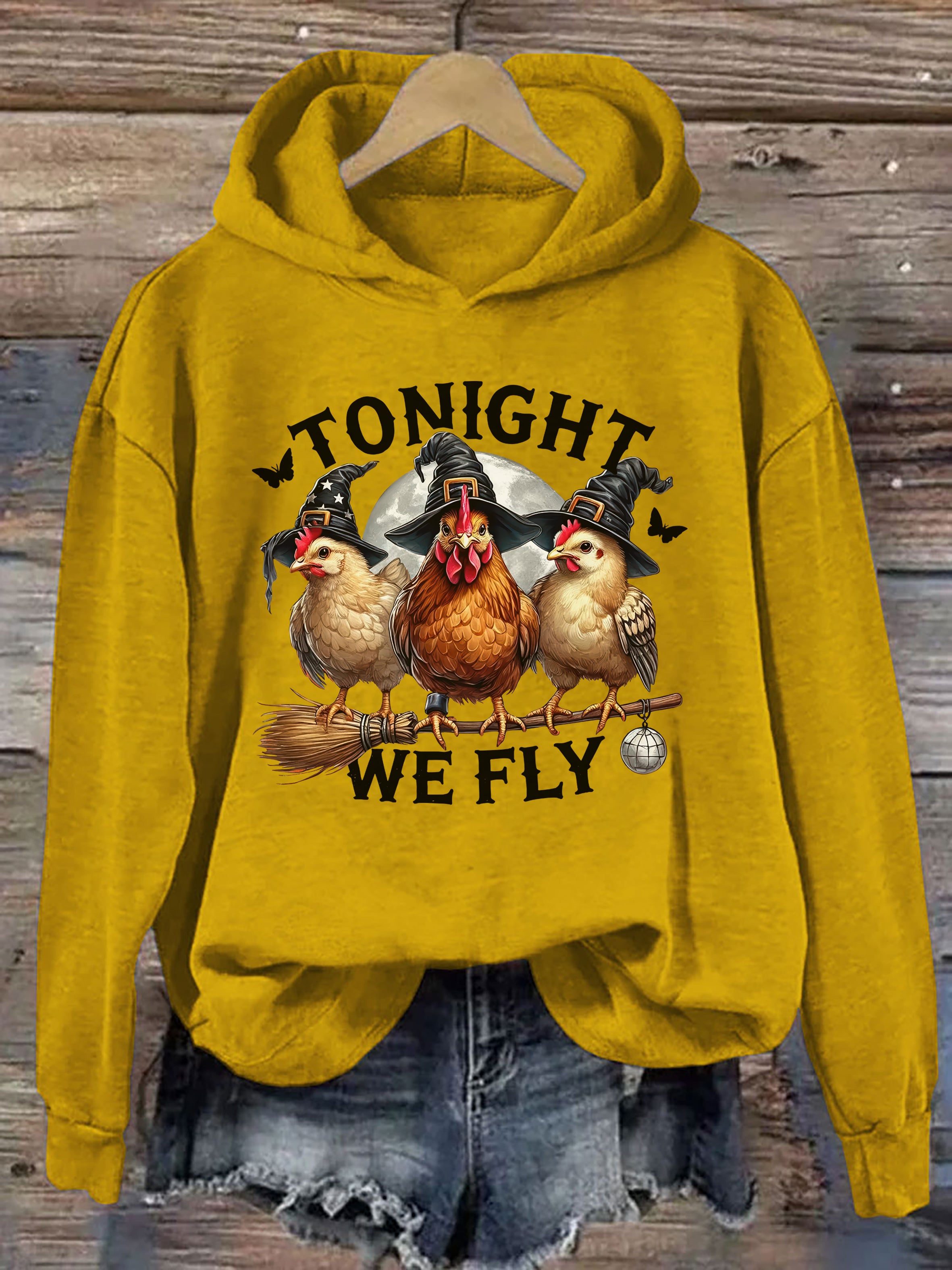 Tonight We Fly Chicken Hoodie