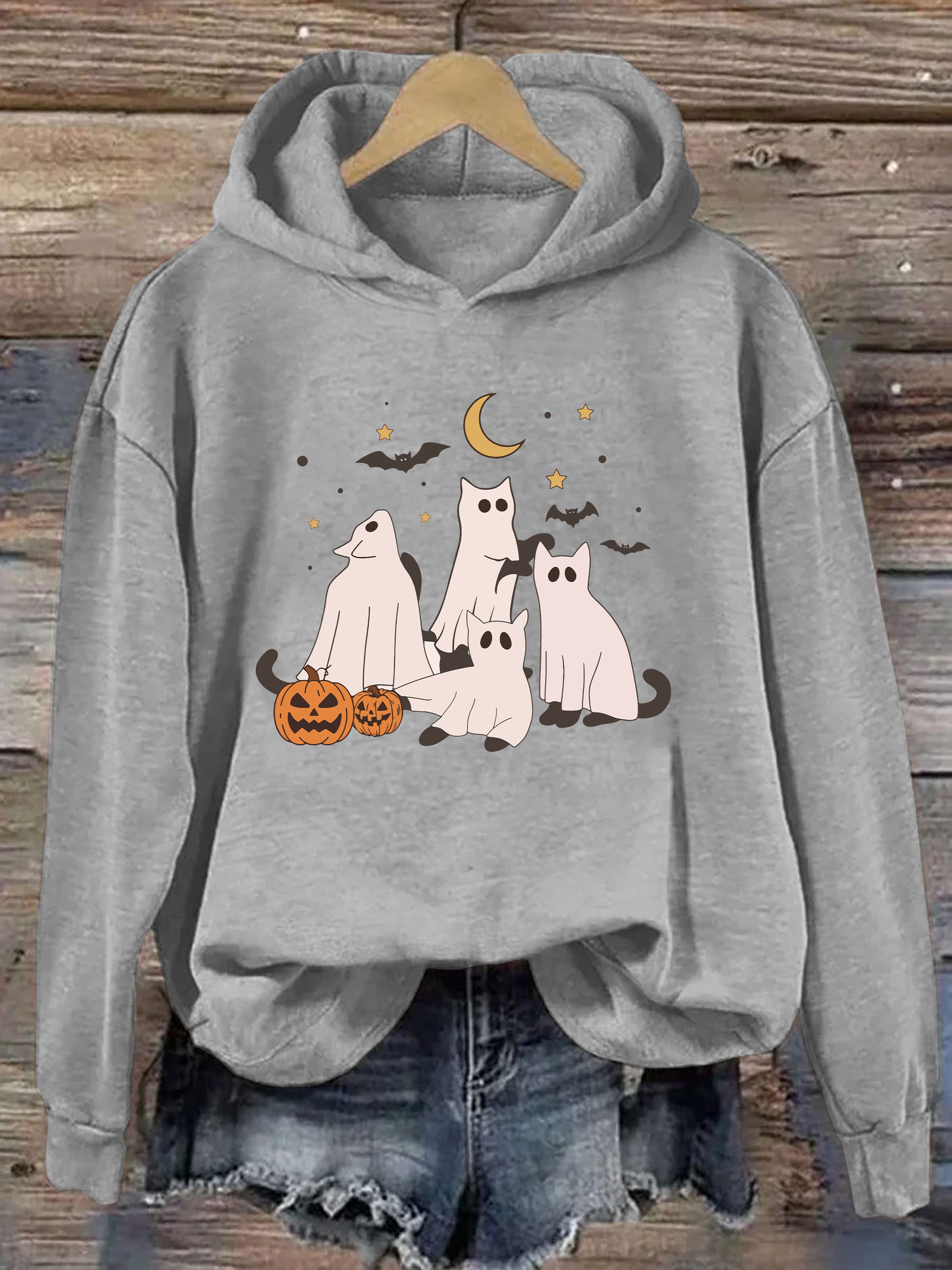 Ghost Cat Hoodie