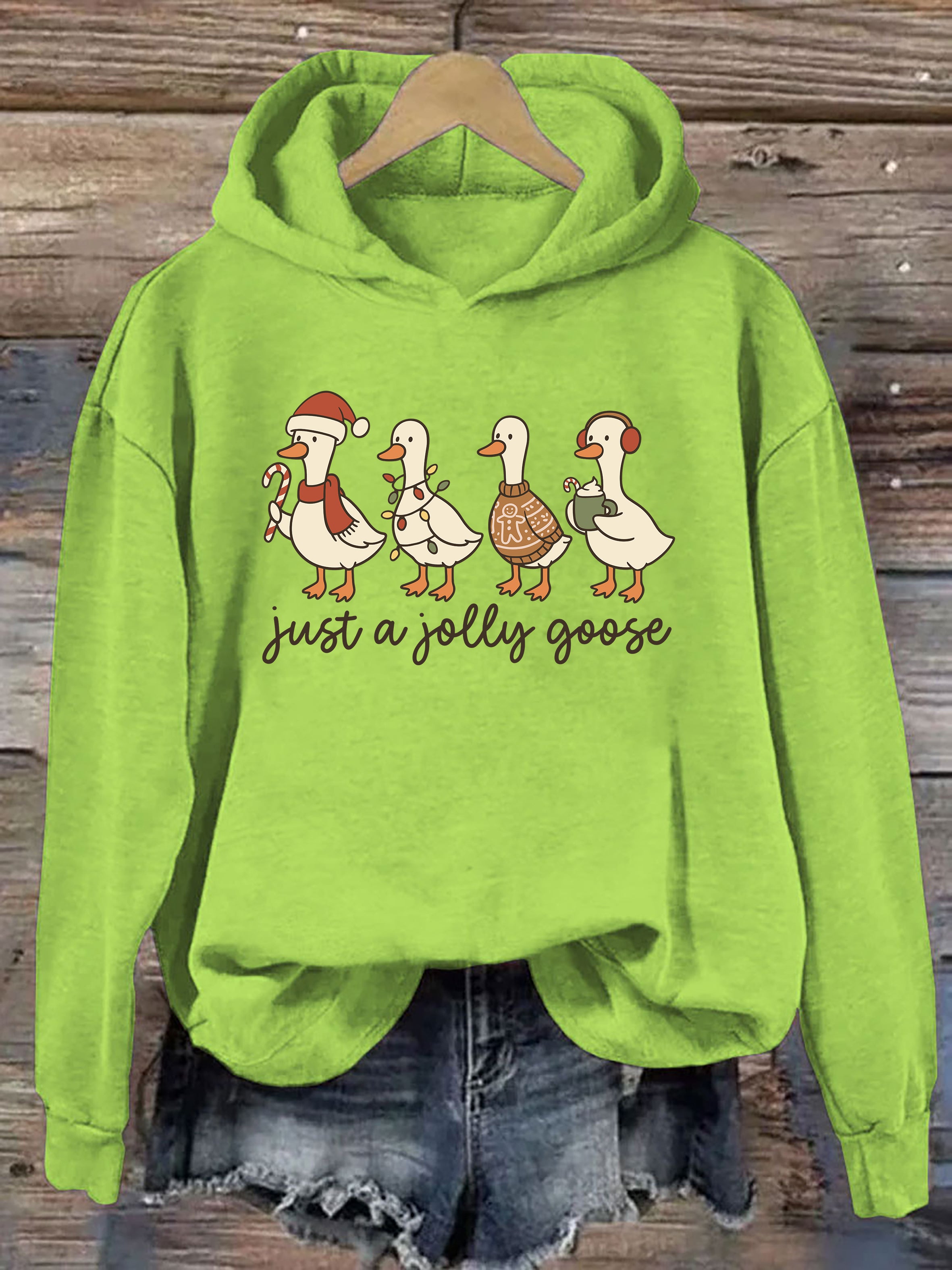 Funny Christmas Goose Hoodie