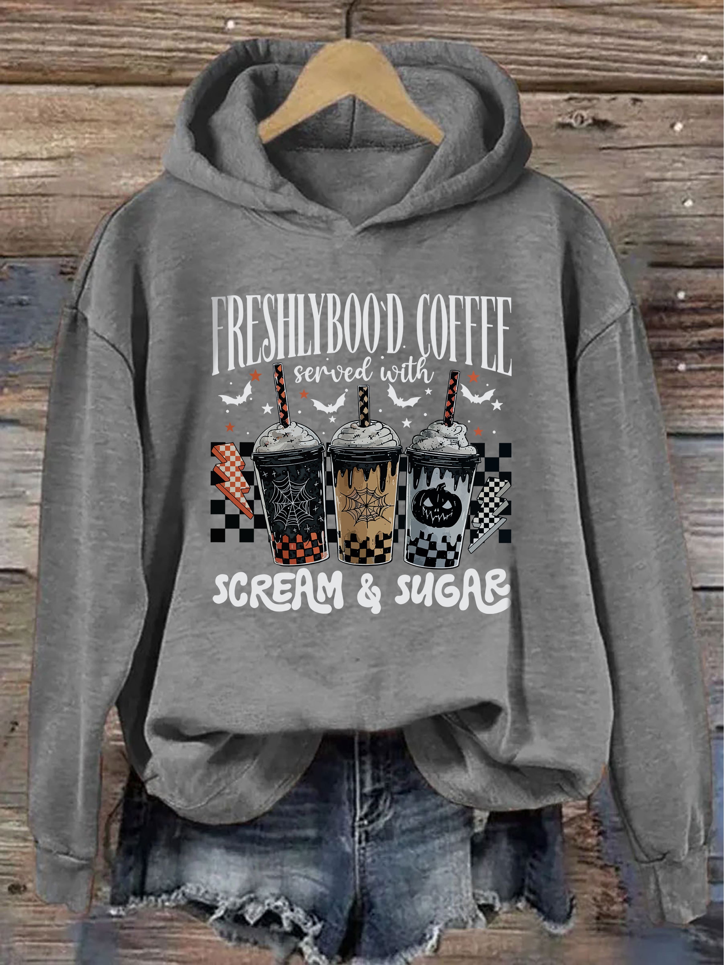 Halloween Spooky Coffee Hoodie
