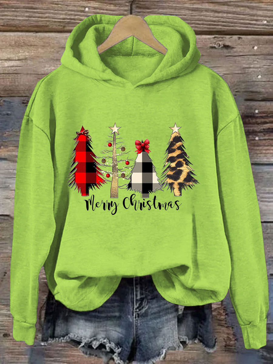 Merry Christmas Tree Hoodie
