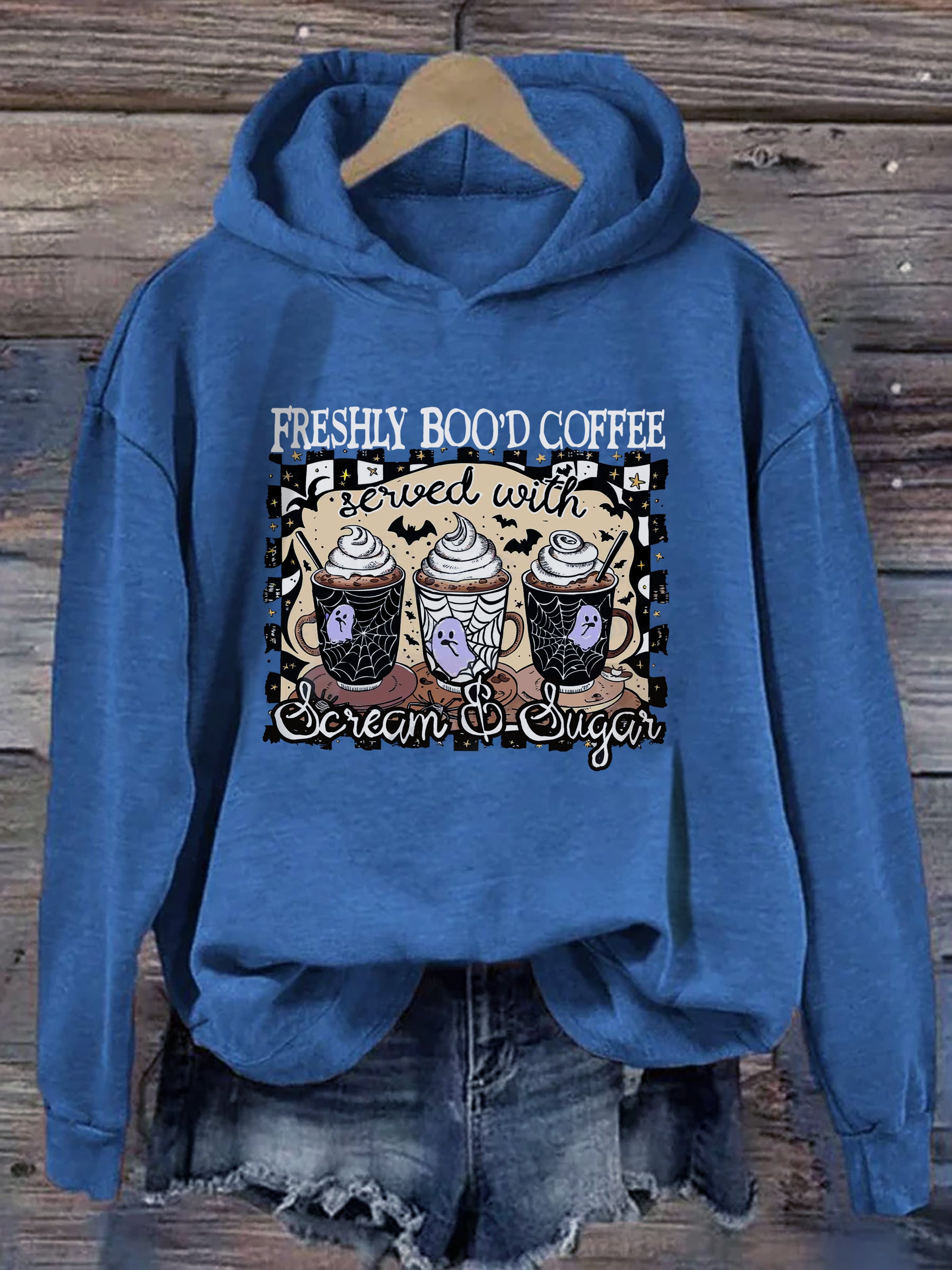 Freshly Boo'd Coffee Halloween Hoodie