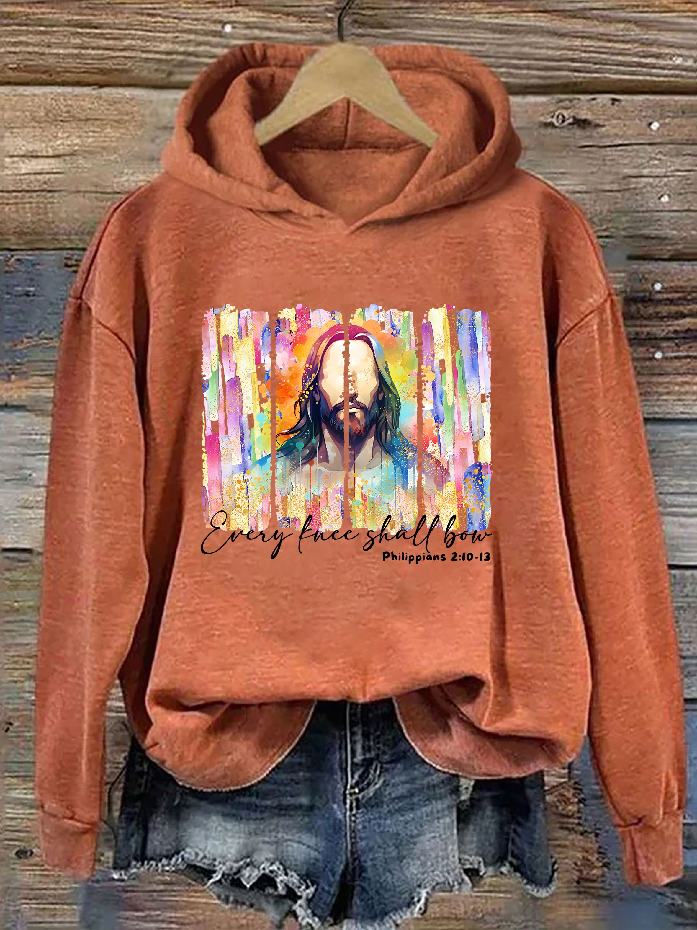 Watercolor Jesus Hoodie