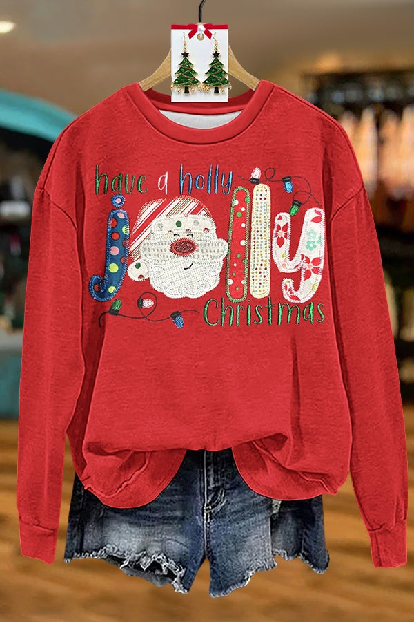 Holly Jolly Santa Claus Sweatshirt