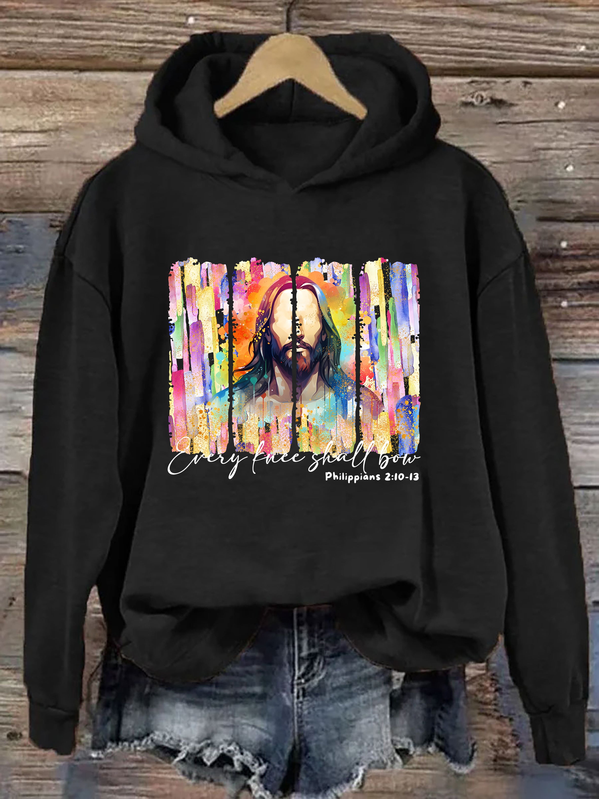 Watercolor Jesus Hoodie