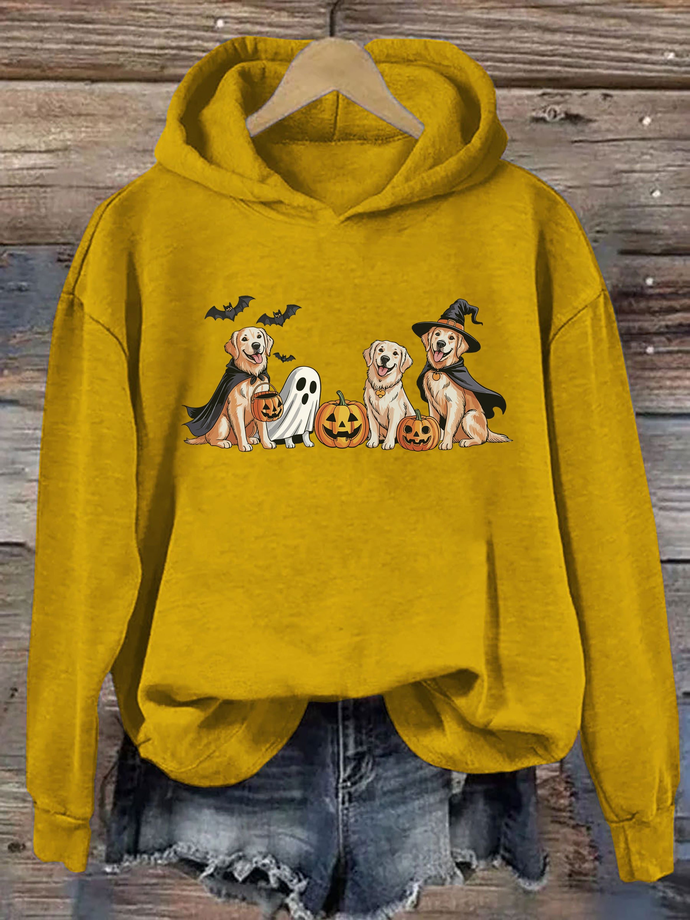 Halloween Golden Retriever Hoodie