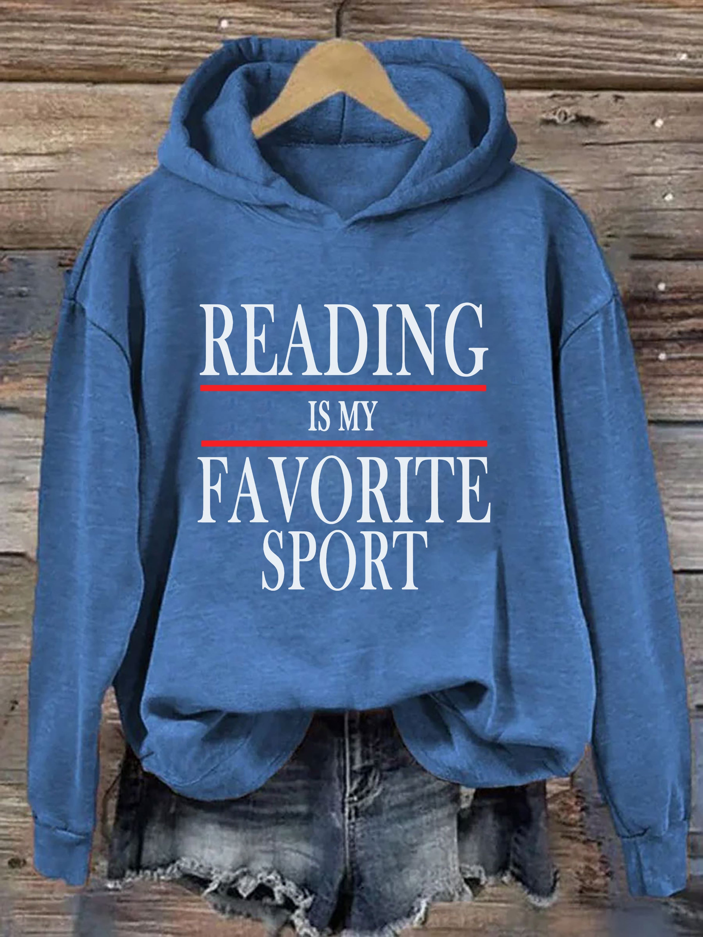 Eading Is My Favorite Sport Hoodie