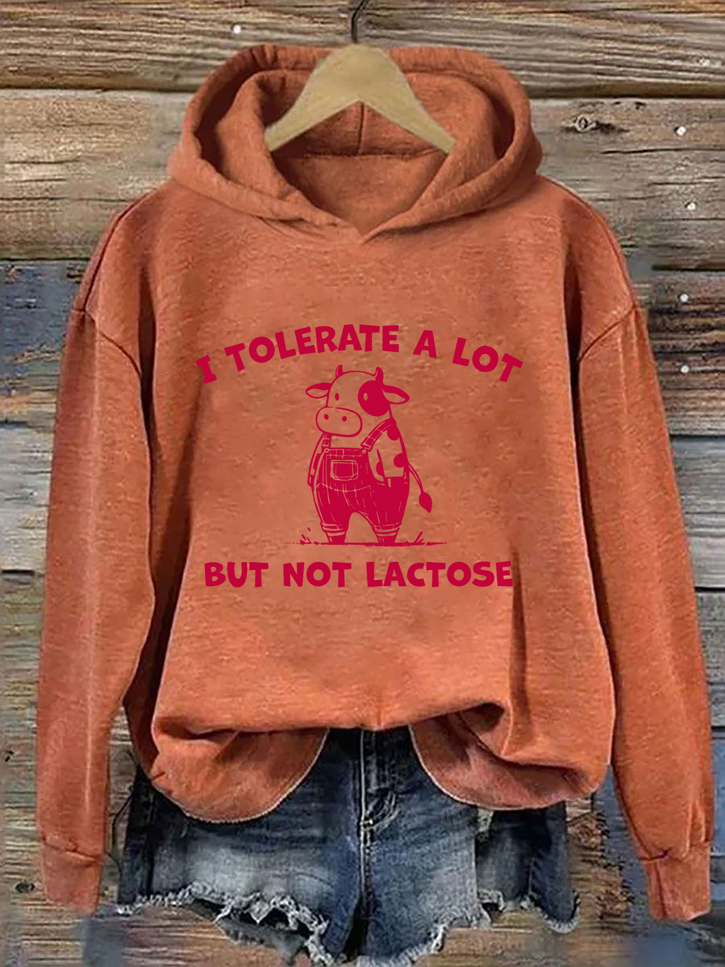 Lactose Intolerance Cow Hoodie