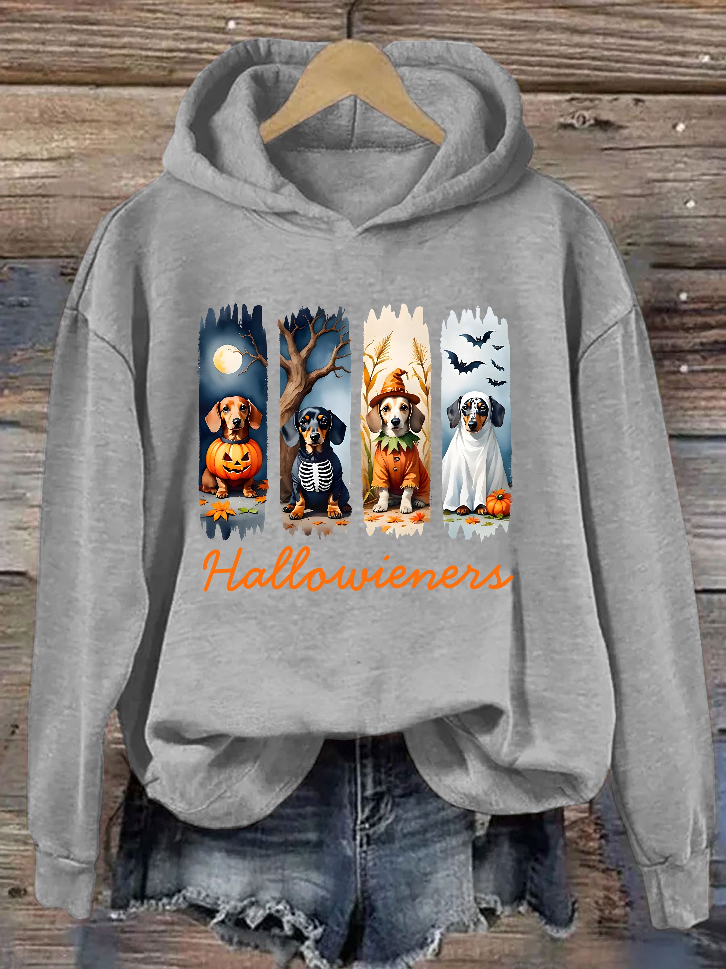 Funny Dachshund Halloween Hoodie