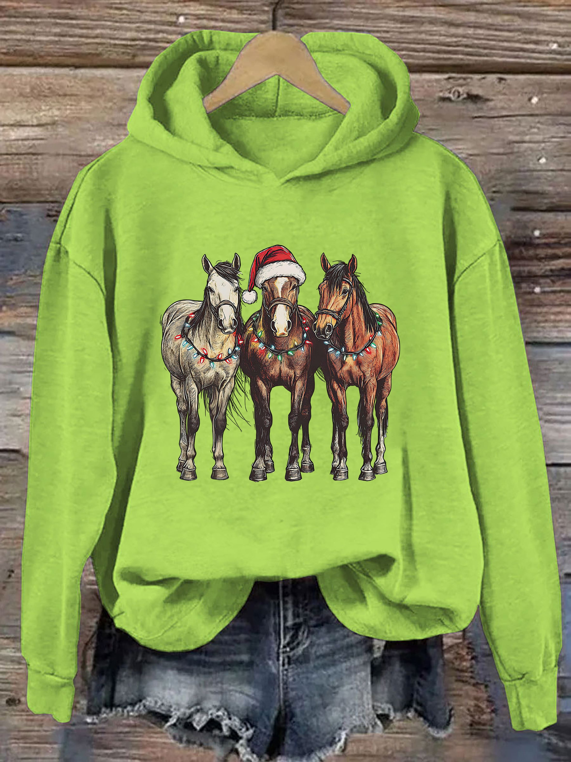 Horse Christmas Hoodie
