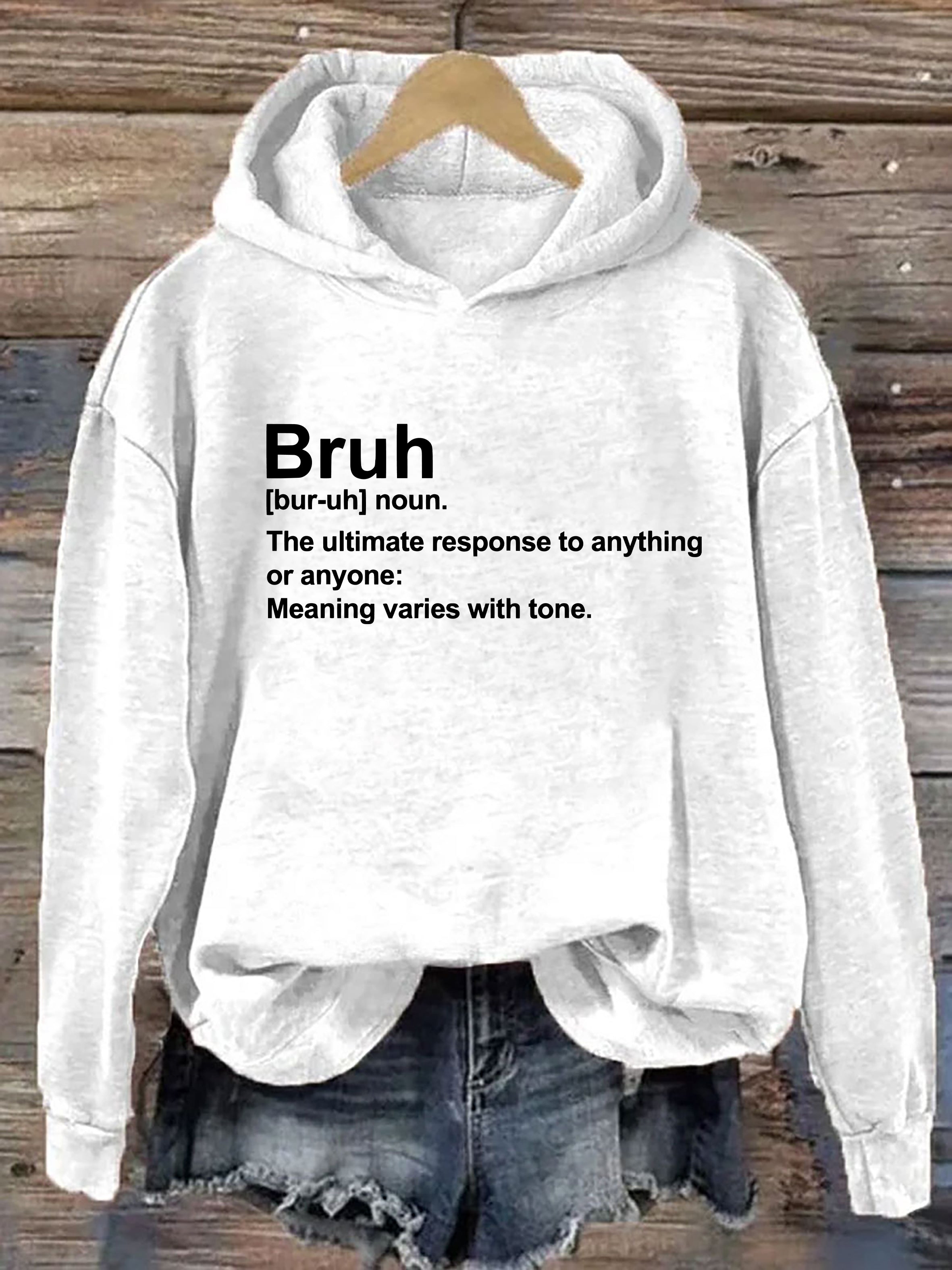 Bruh Definition Hoodie