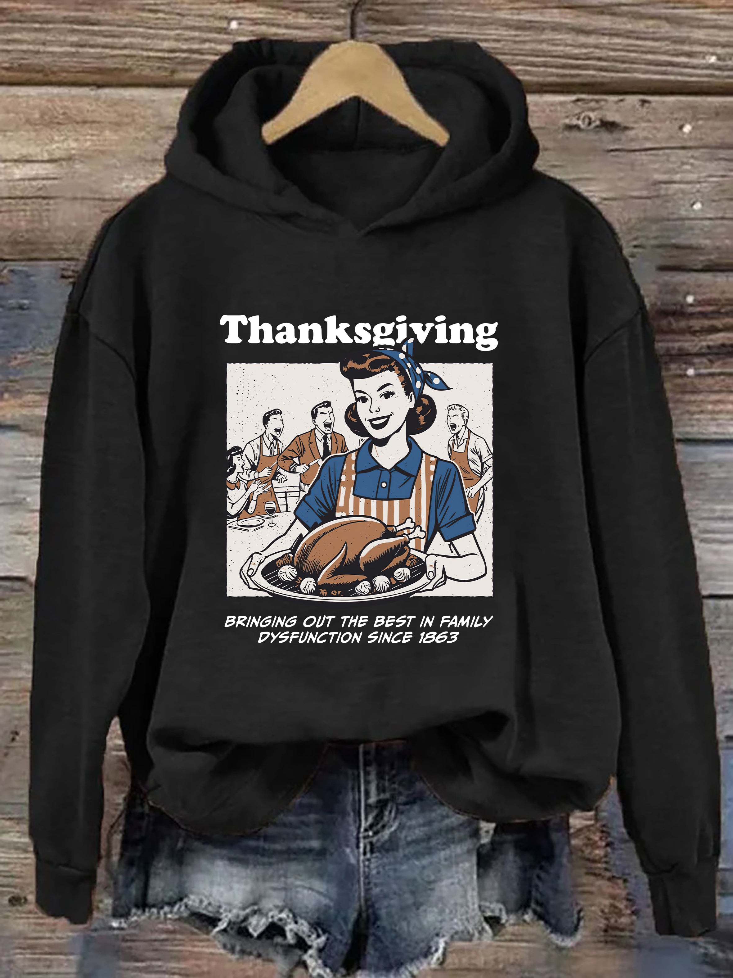 Vintage Thanksgiving Hoodie