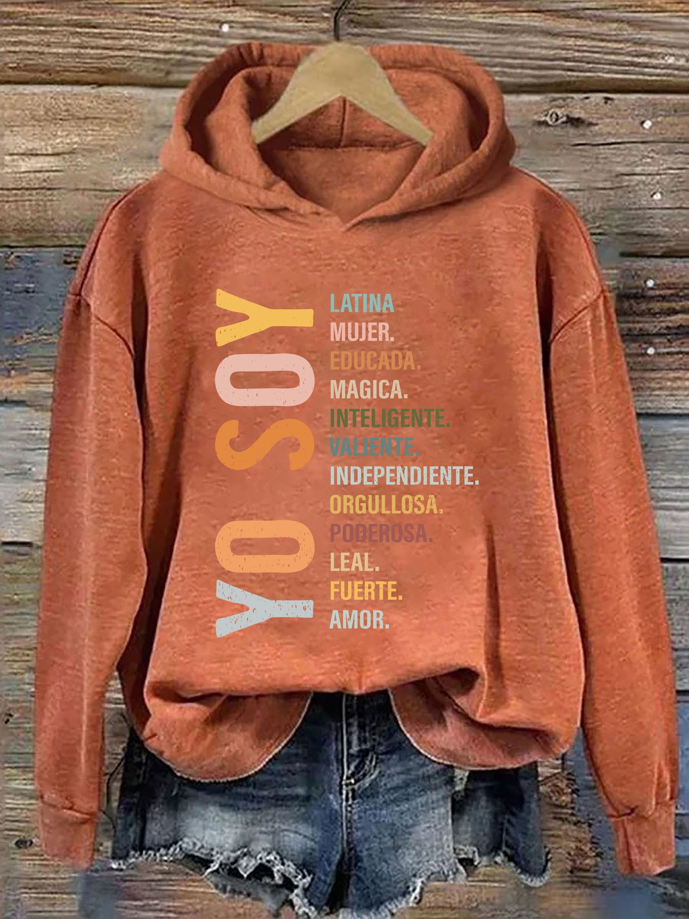 Yo Soy Latina Mujer Hoodie