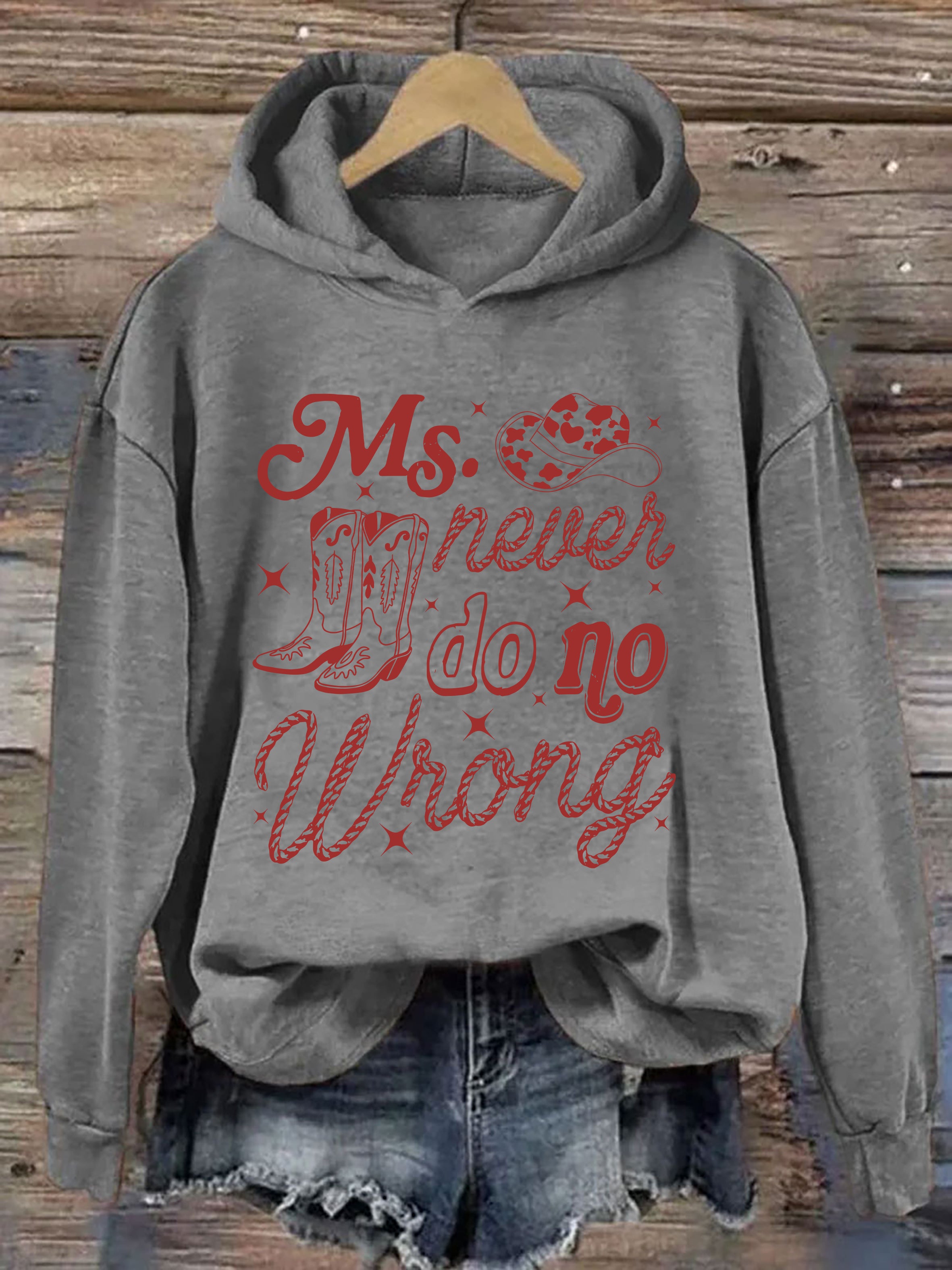 Western Cow Girl Hoodie