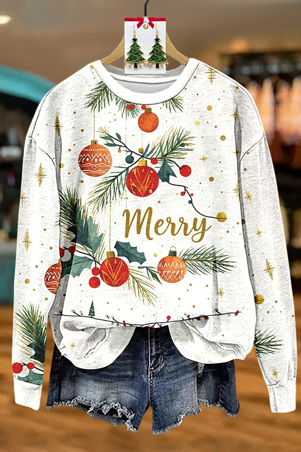 Christmas Holly Bell Sweatshirt