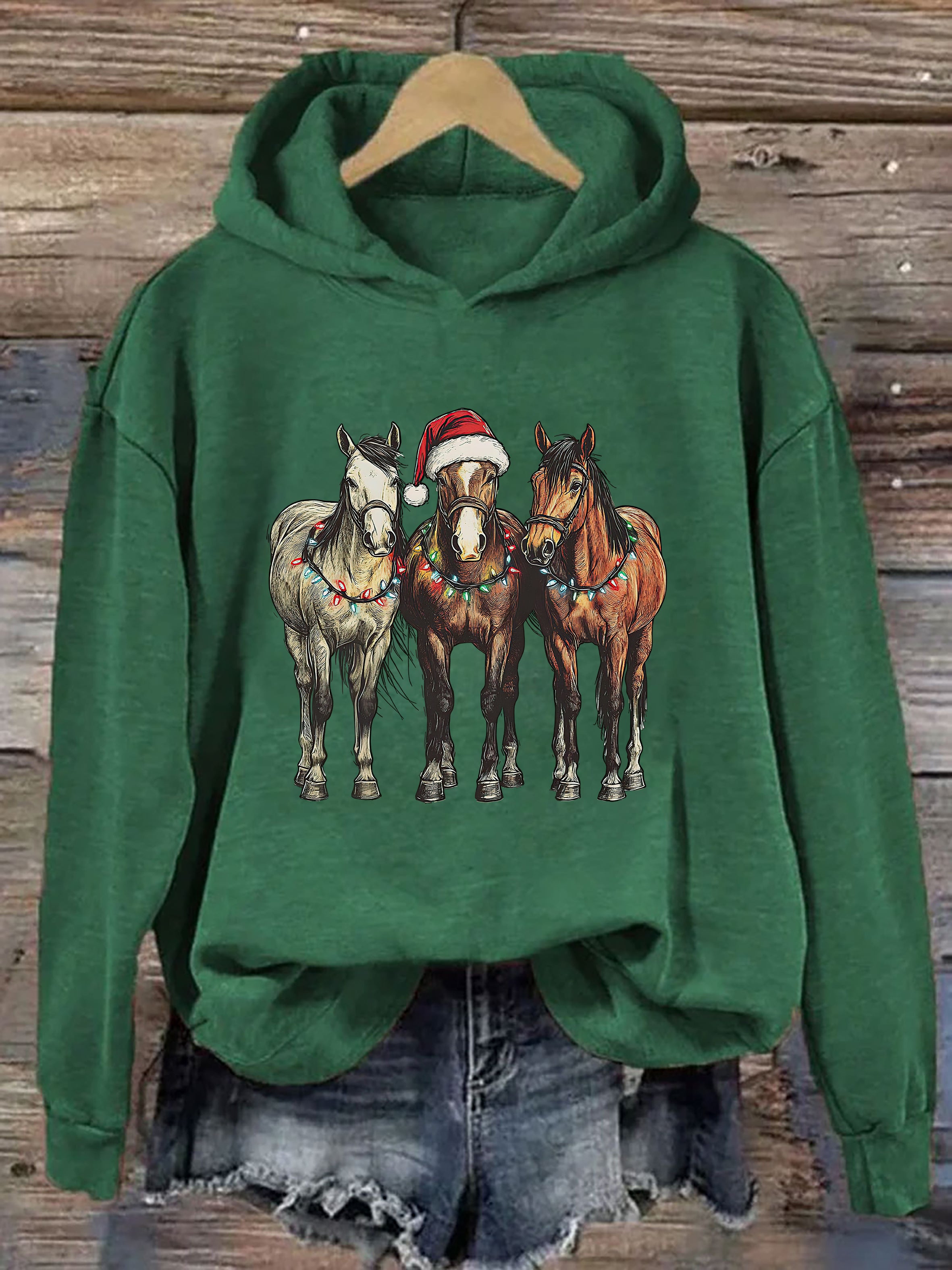Horse Christmas Hoodie