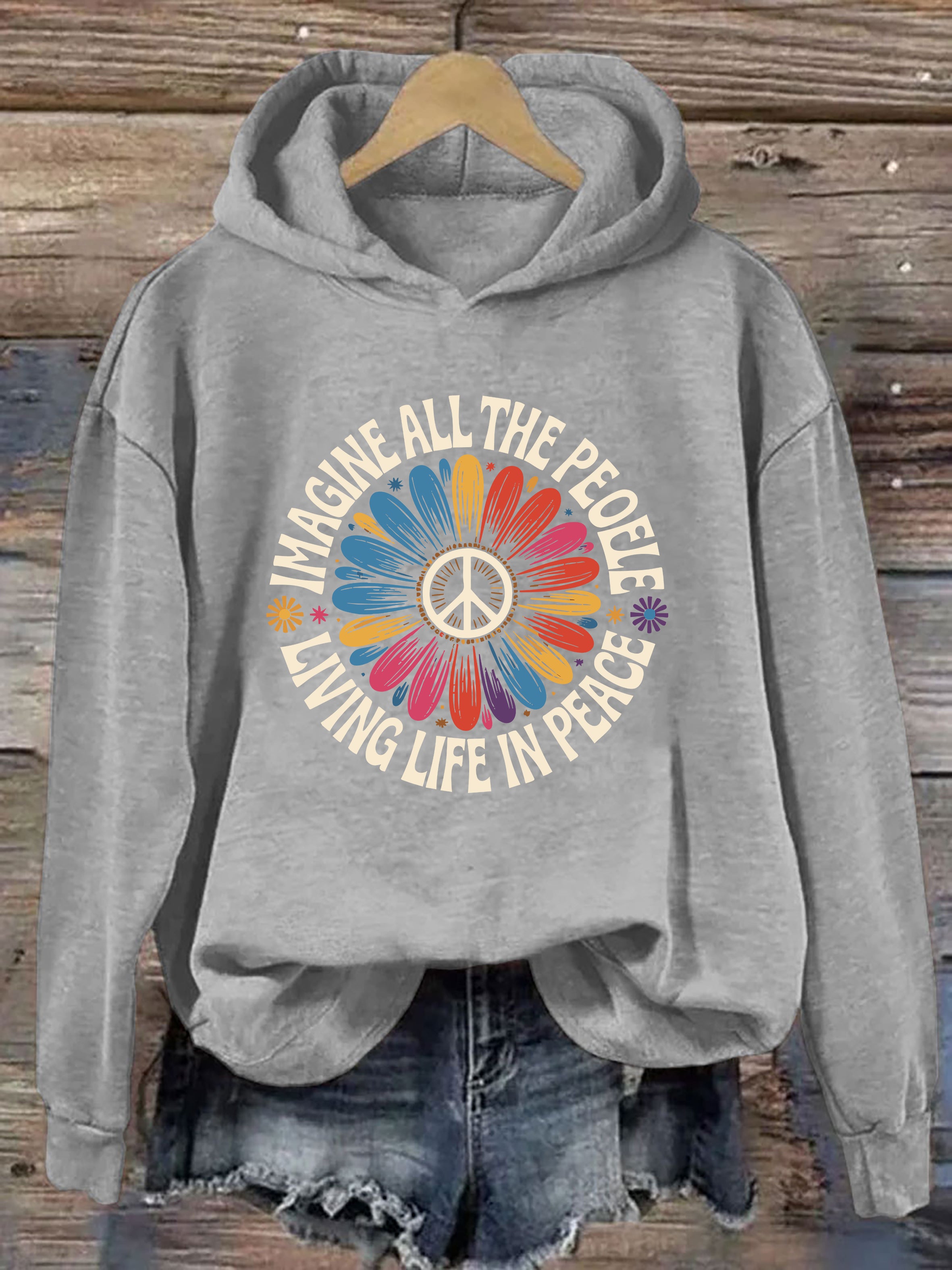 Imagine Peace Hoodie