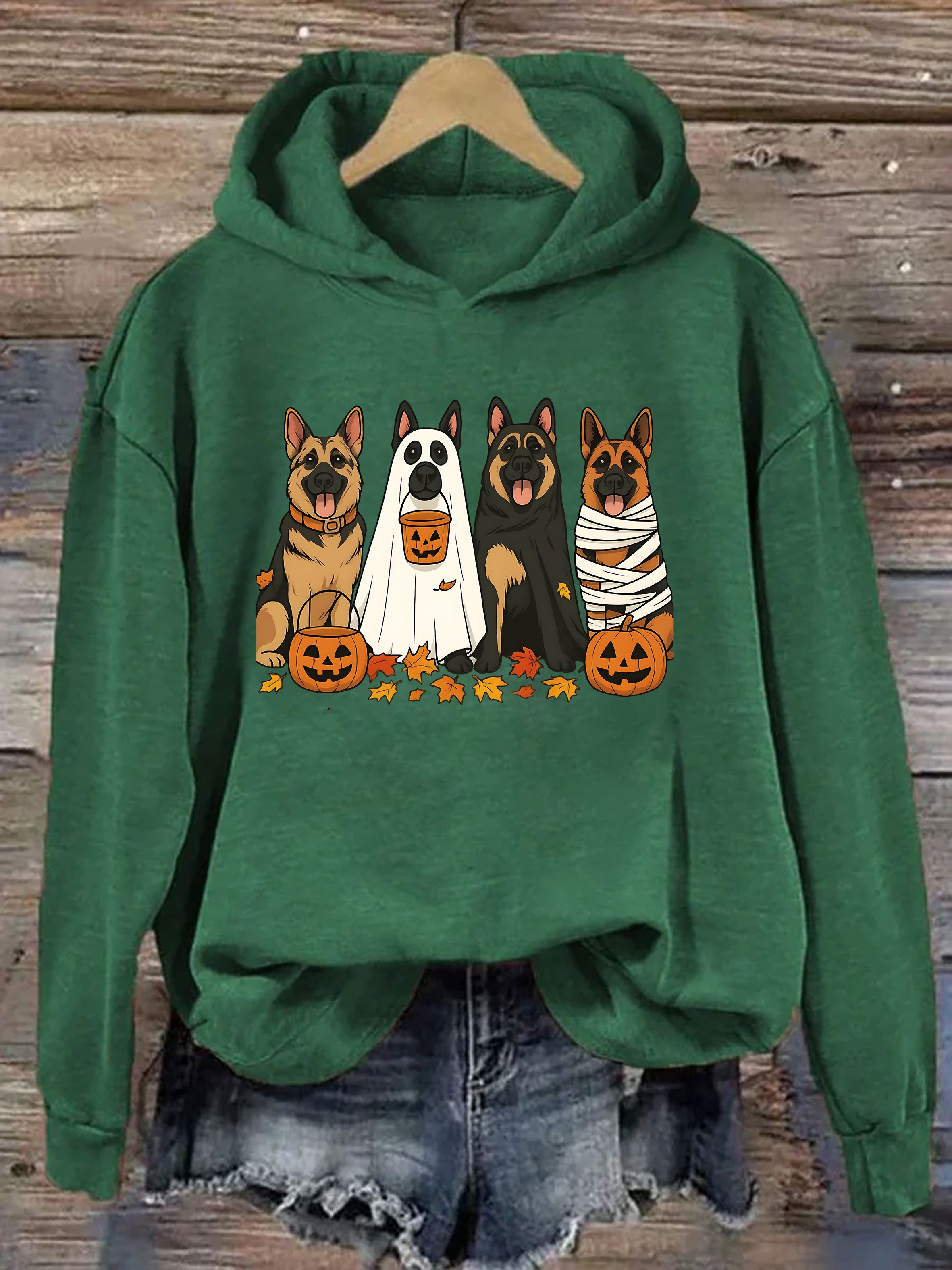 Halloween German Shepherd Hoodie